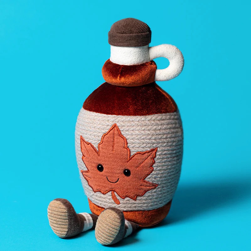 [加拿大限定] Jellycat Amuseables Maple Syrup 楓糖漿公仔 - 正版直送/療癒系生日送禮