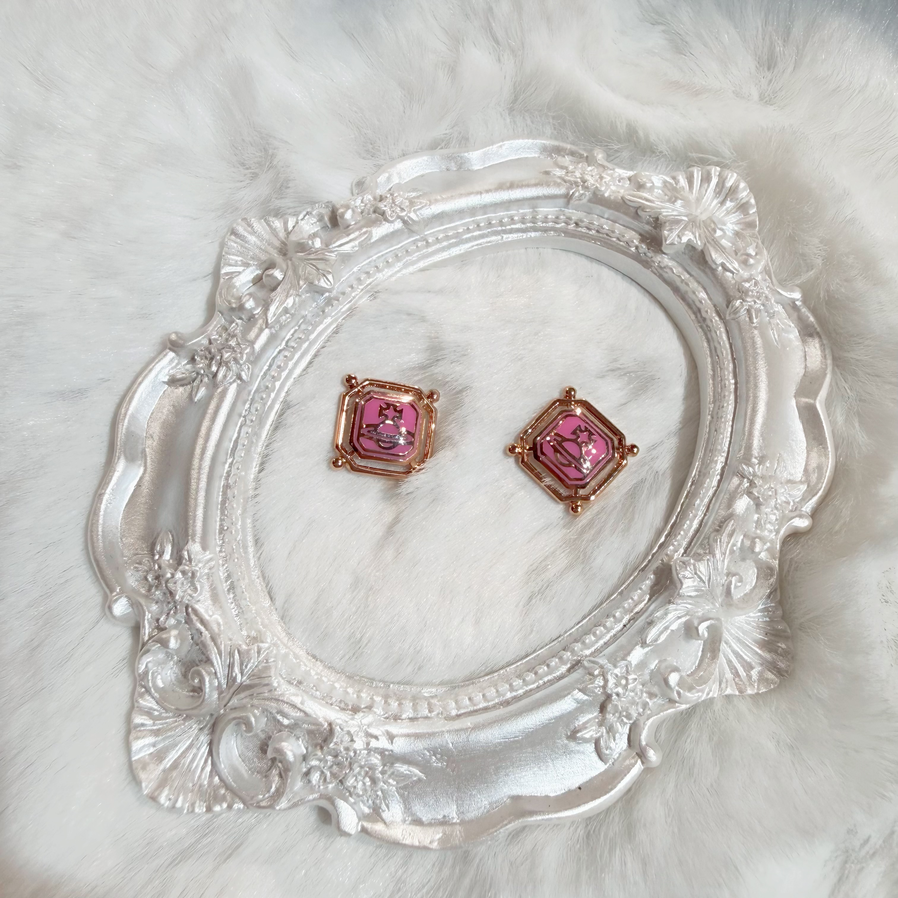 Vivienne Westwood Chimene earrings pink