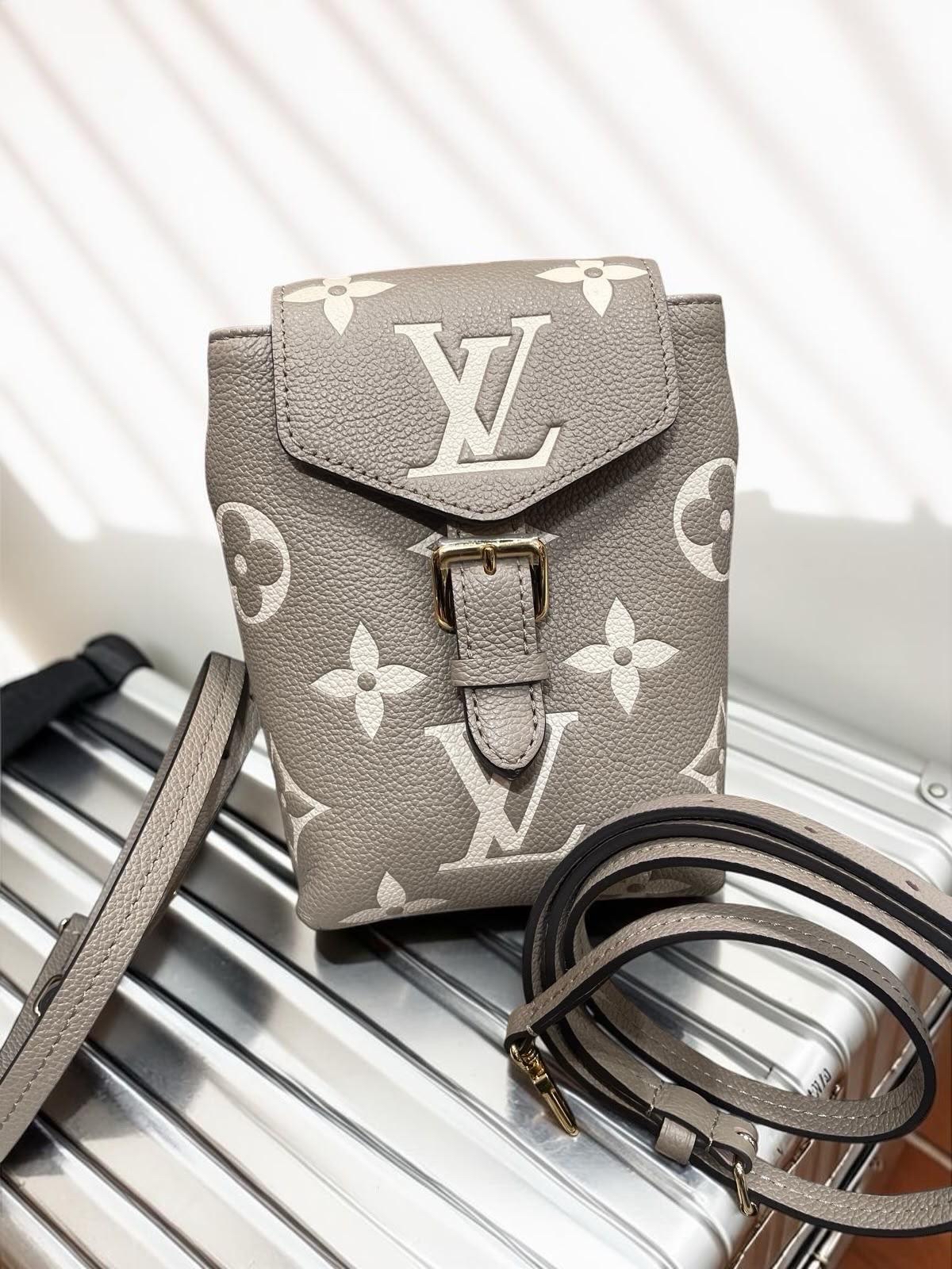 Lv tiny backpack monogram Empreinte M80738,100%Authentic ,98%new ✅dust bag ✅strap 