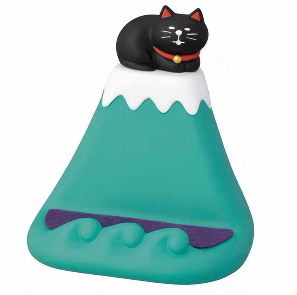 日本Decole富士山手機座筆座