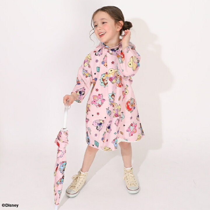 🇯🇵預訂 日本直送🇯🇵Babydoll x Disney系列三色人物滿印雨衣雨褸附收納袋