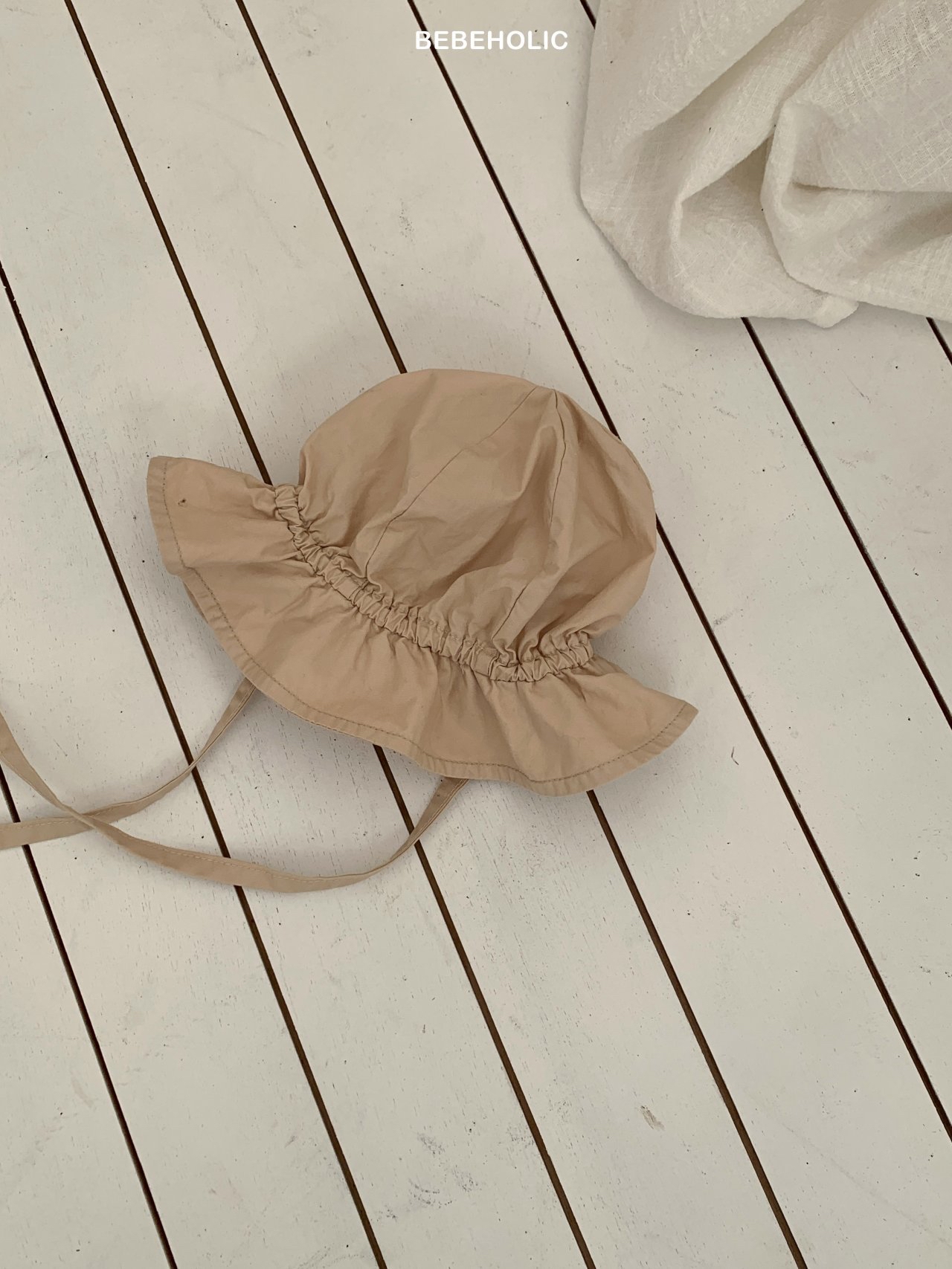 🌸預訂 韓國直送🌸🇰🇷BEBEHOLIC四色綁帶休閑嬰兒帽