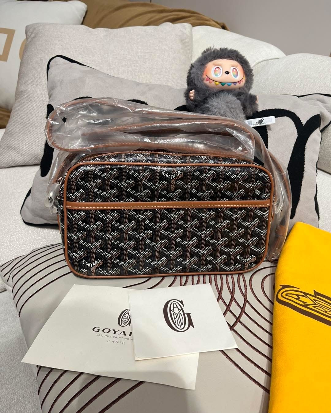 全新 Goyard cap vert pm bag tan 焦糖黑100%Authentic ,100%new 全新 ✅dust bag✅tap booklet 