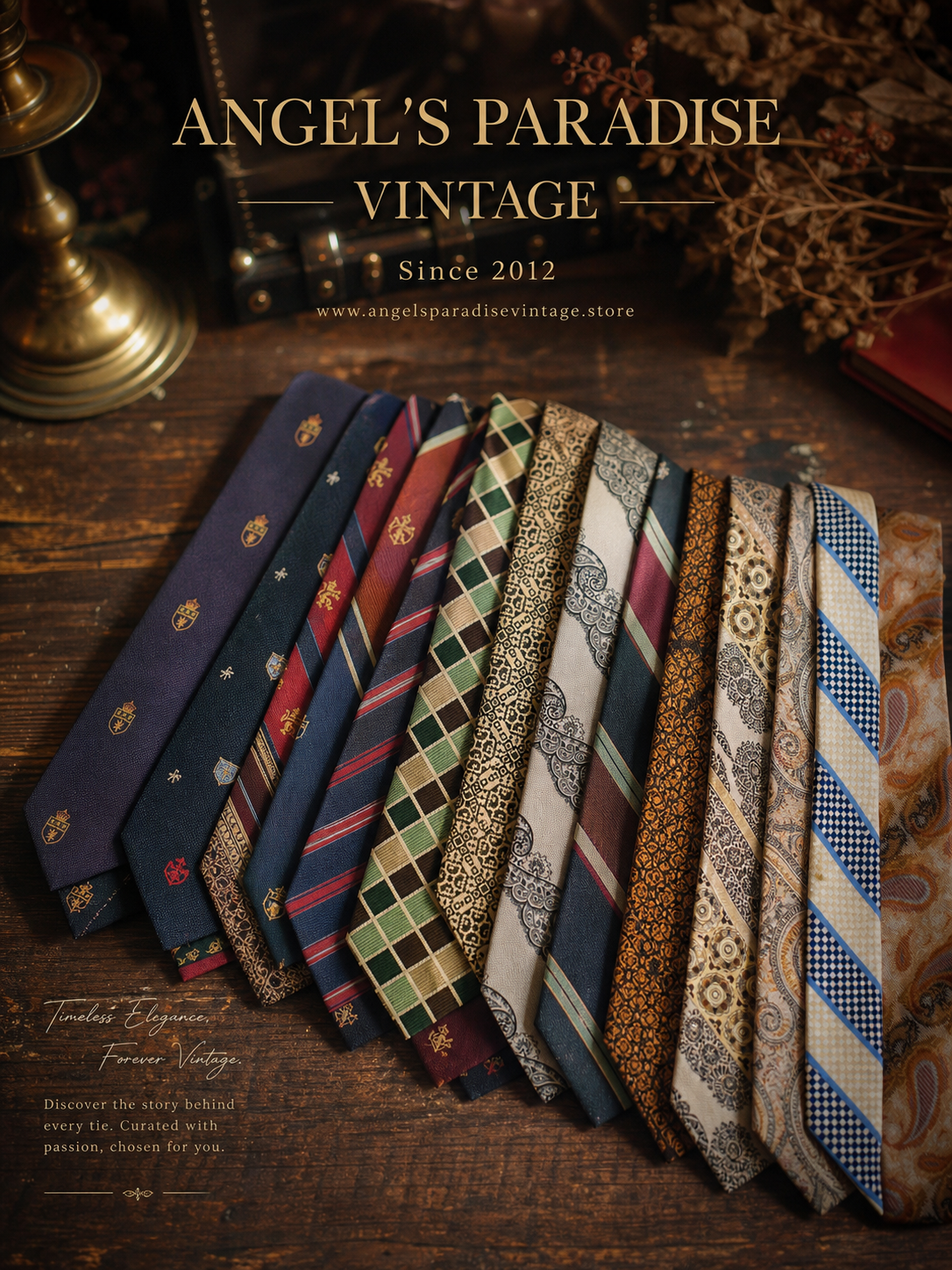 復古紳士淑女的秘密 ∙ 經典古董領呔盲盒Tie Mystery Box ∙ Vintage Gentleman & Lady’s Secret Collection