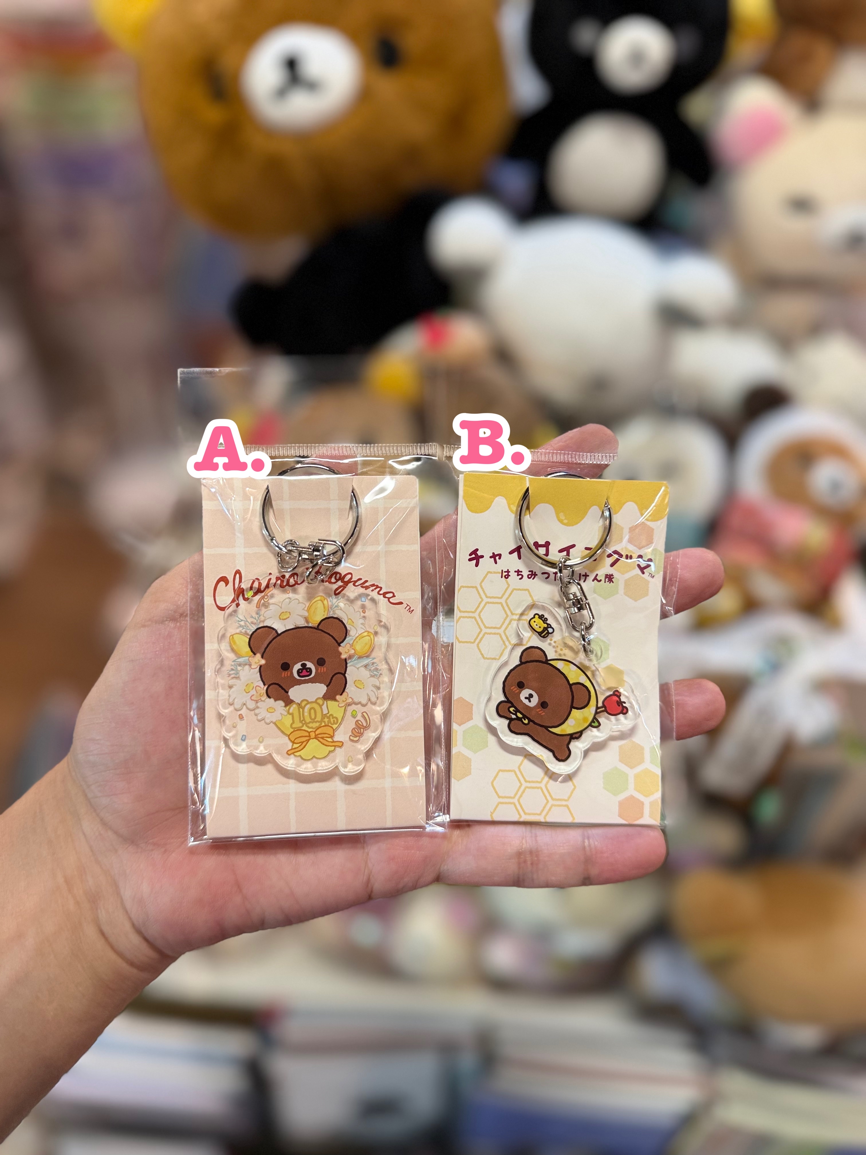 《現貨》全新日本小熊10週年紀念巡迴pop up店限定小熊探險隊系列匙扣