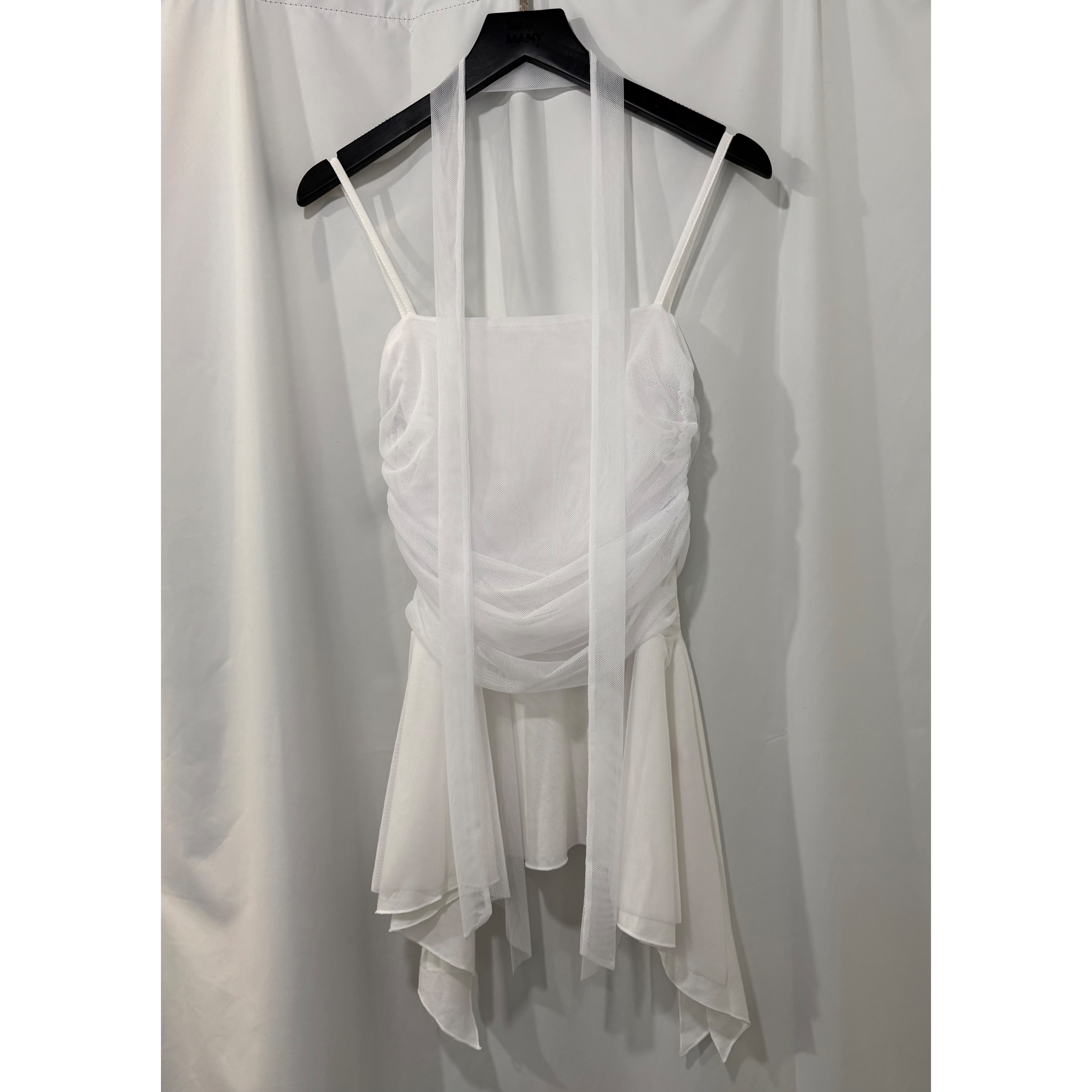 新品價6月23截🤍2606P《SHEER IRREGULAR HEM TOP》
