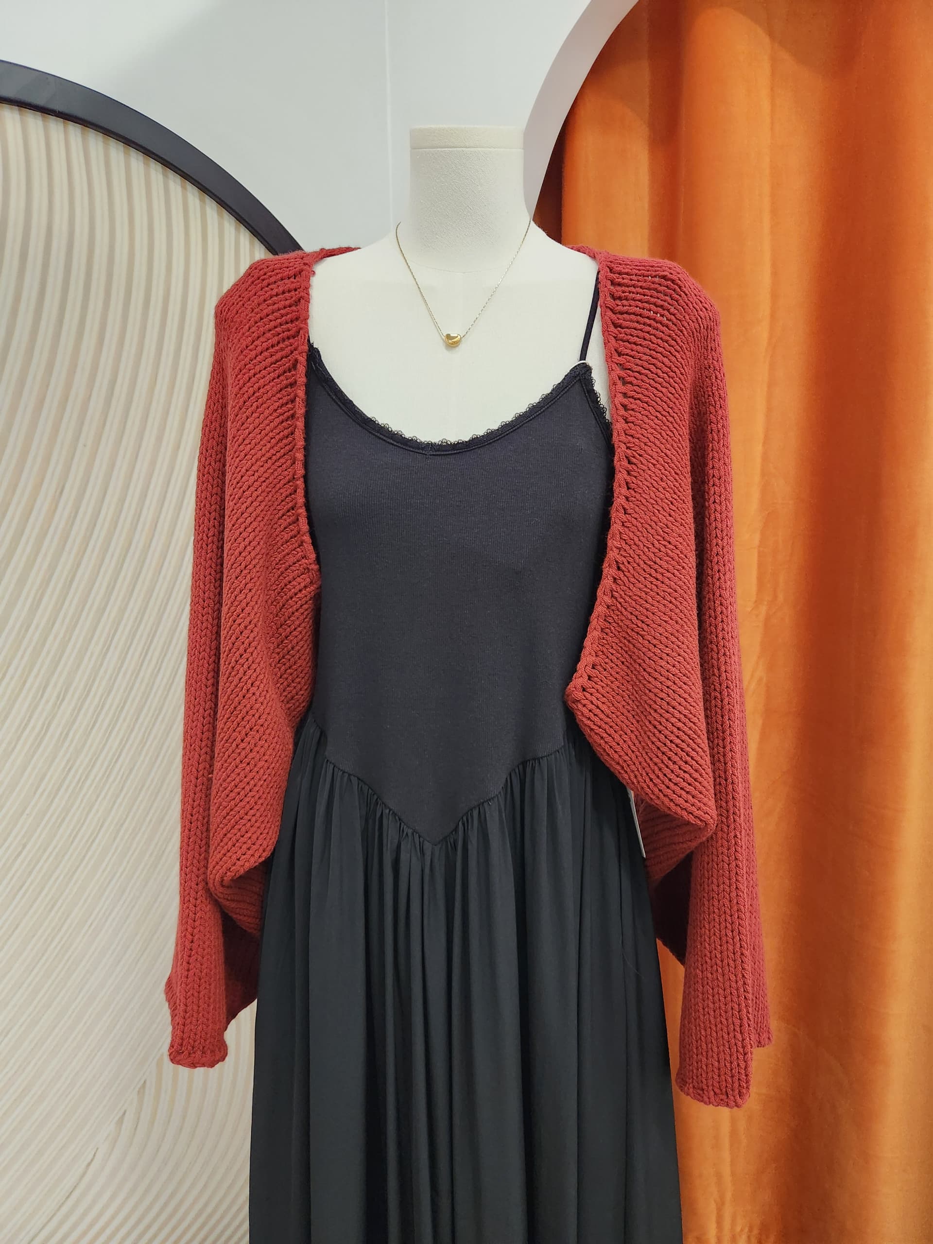 针织宽松外套 Knitted Cardigan