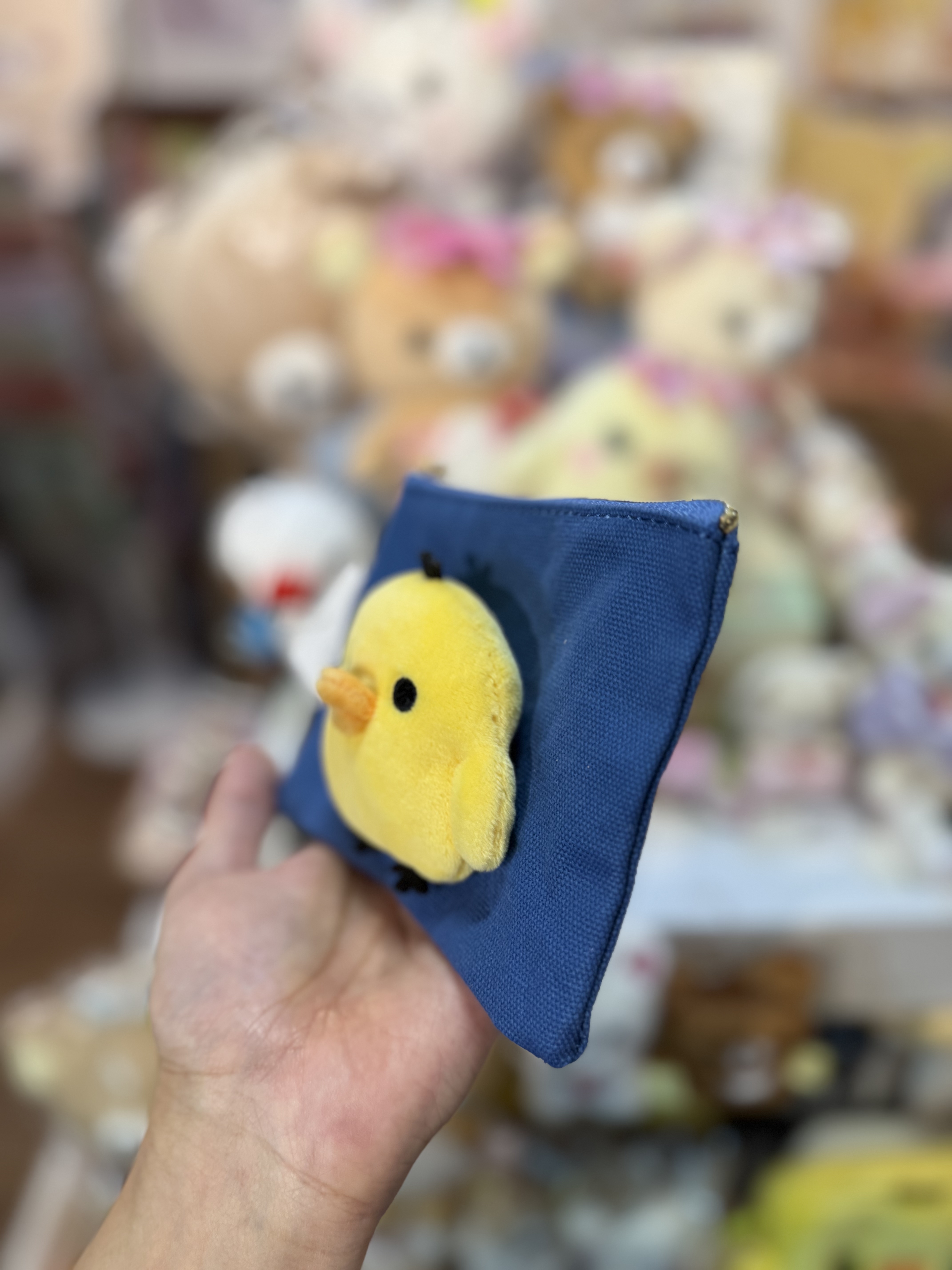 《現貨》全新日本專店限定 Rilakkuma立體頭仔小物袋