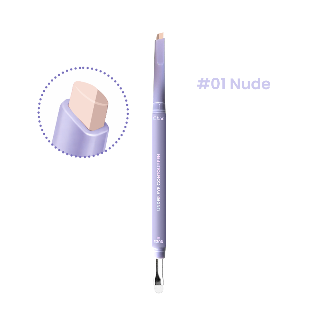 Char. 雙效提亮臥蠶遮瑕筆（ #01 Nude）
