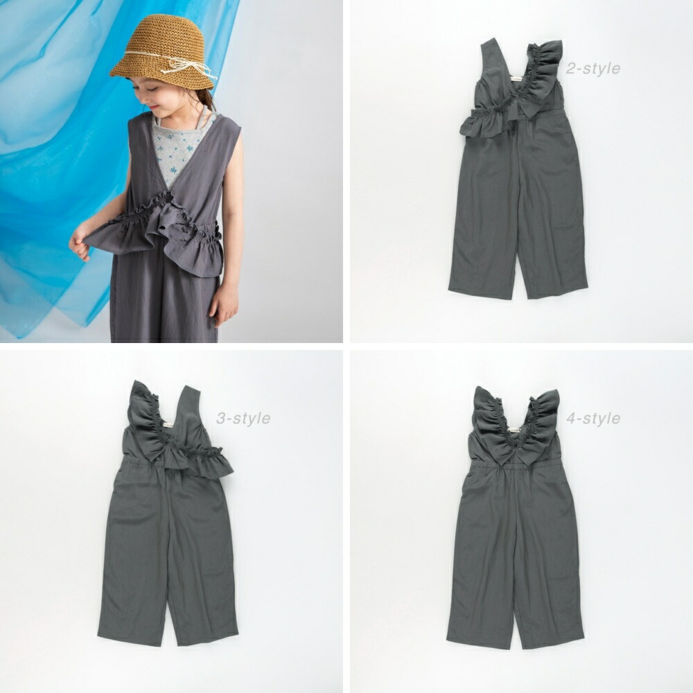 🆕【⭐訂購⭐】🌀 🇯🇵 日本直送 荷葉邊 4-way造型設計 連身褲［3款選］🌀 [ELDA-0188][260520]