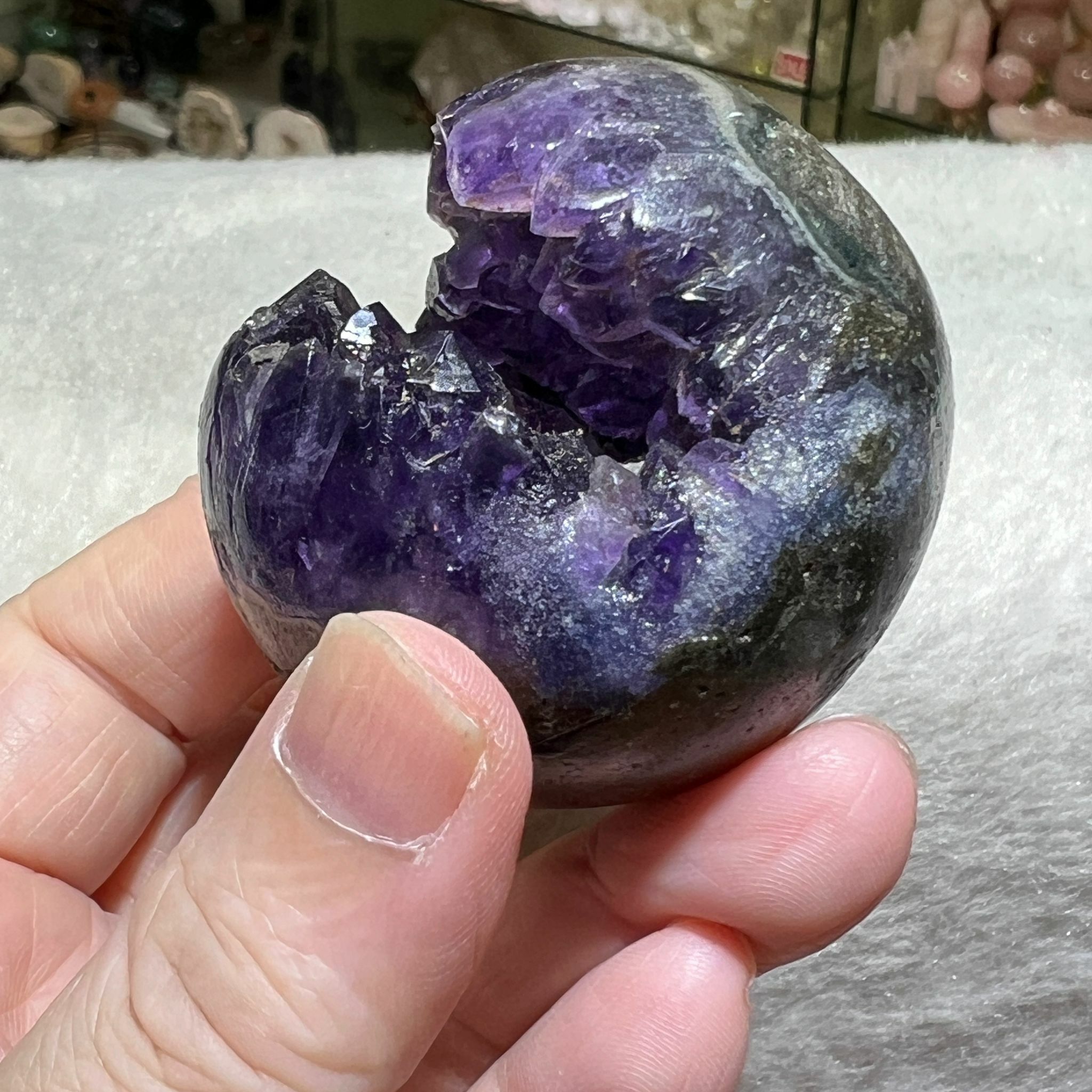 紫晶開口笑 4.7cm+/-