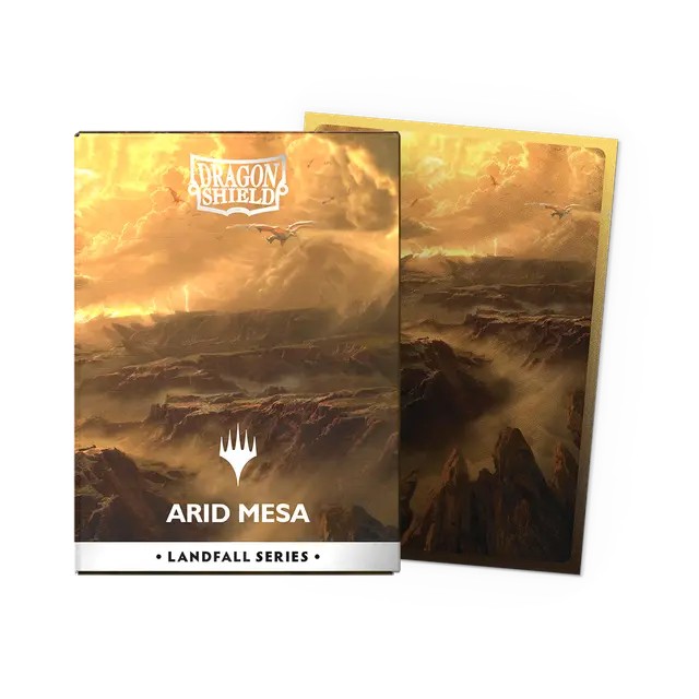 Dragon Shield - 100 License Sleeves - Standard Size  Landfall Series - Arid Mesa - AT-16502