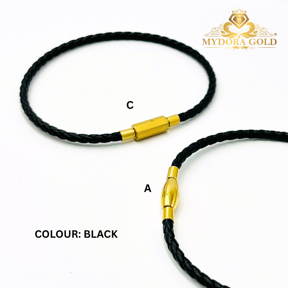 MYDORA Clip Clip Leather Bracelet
