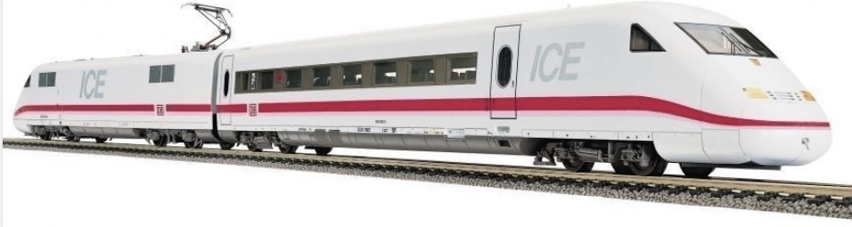 德國高速列車：城際特快列車 ICE2 Fleischmann 4452 雙駕駛室套裝