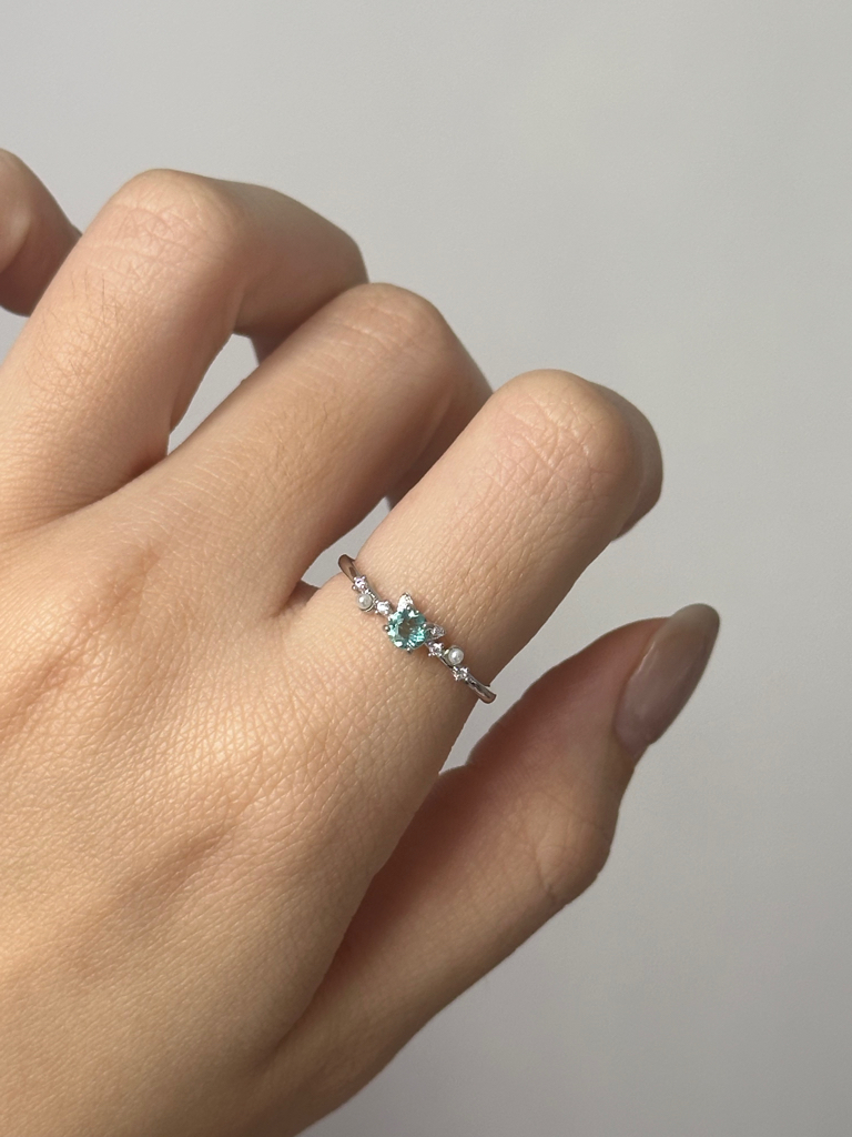 祖母绿戒指 ｜ Emerald RingS925