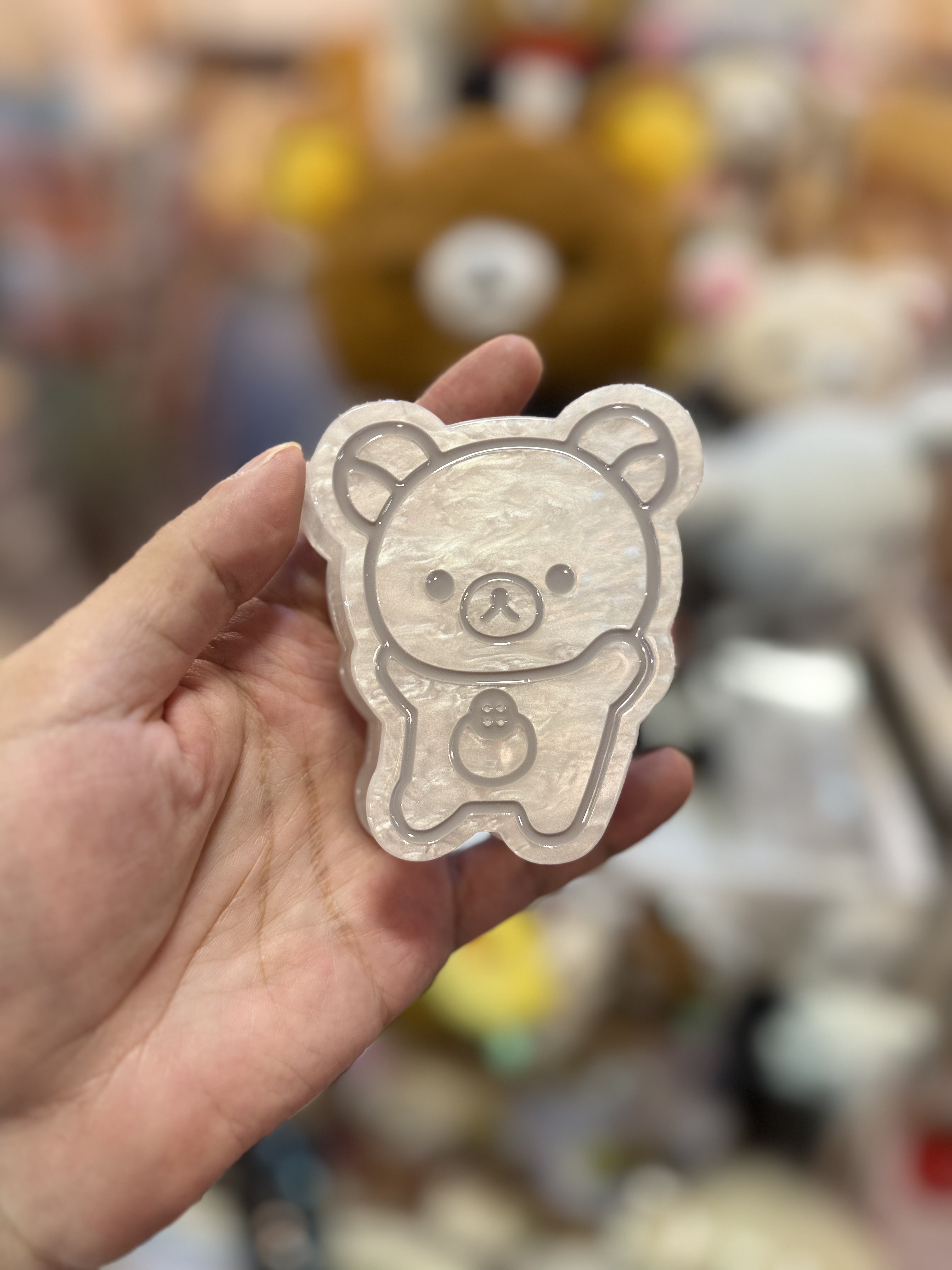 《現貨》全新Rilakkuma黑白造型髮夾
