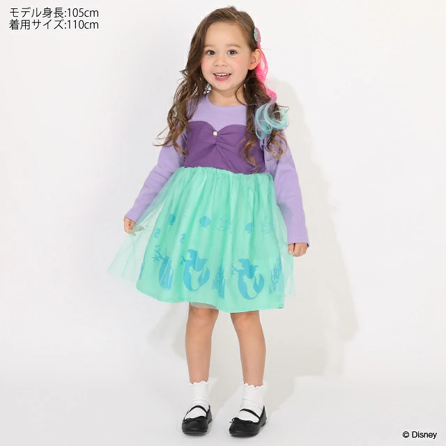 🆕【⭐訂購⭐】 🇯🇵日本直送 🌀日本品牌 #Disney 長袖公主裙 🌀[PLIA-0115] [261015]