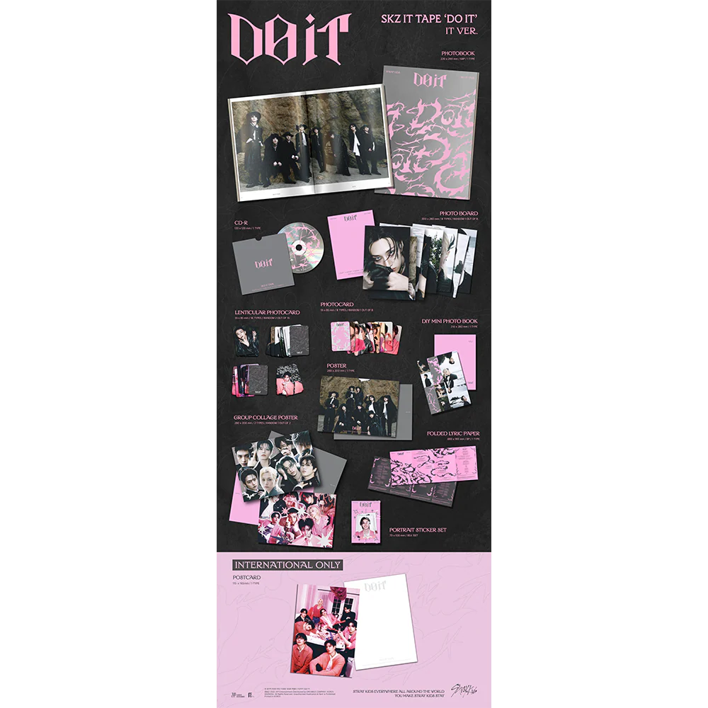 STRAY KIDS - 1ST SKZ IT  TAPE [DO IT] - IT VER.