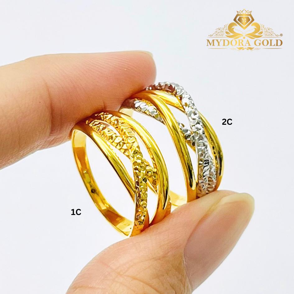 MYDORA EMAS 916 Cincin Grace Crossline (5G) l EMAS 916/22K