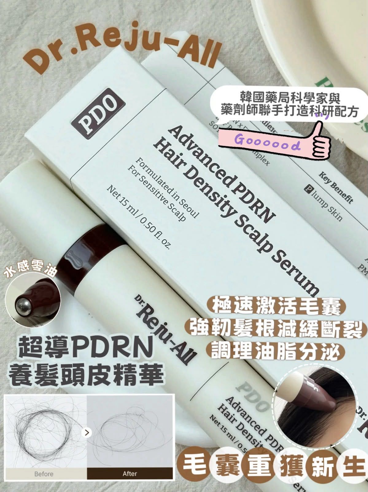 🇰🇷 韓國藥局最新品Dr.Reju-All 頭皮豐盈精華15ml