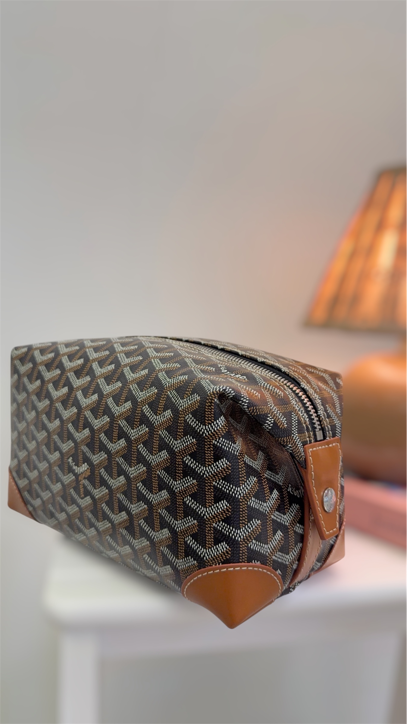 Goyard Bowling 25 Toiletry Bag-90% New