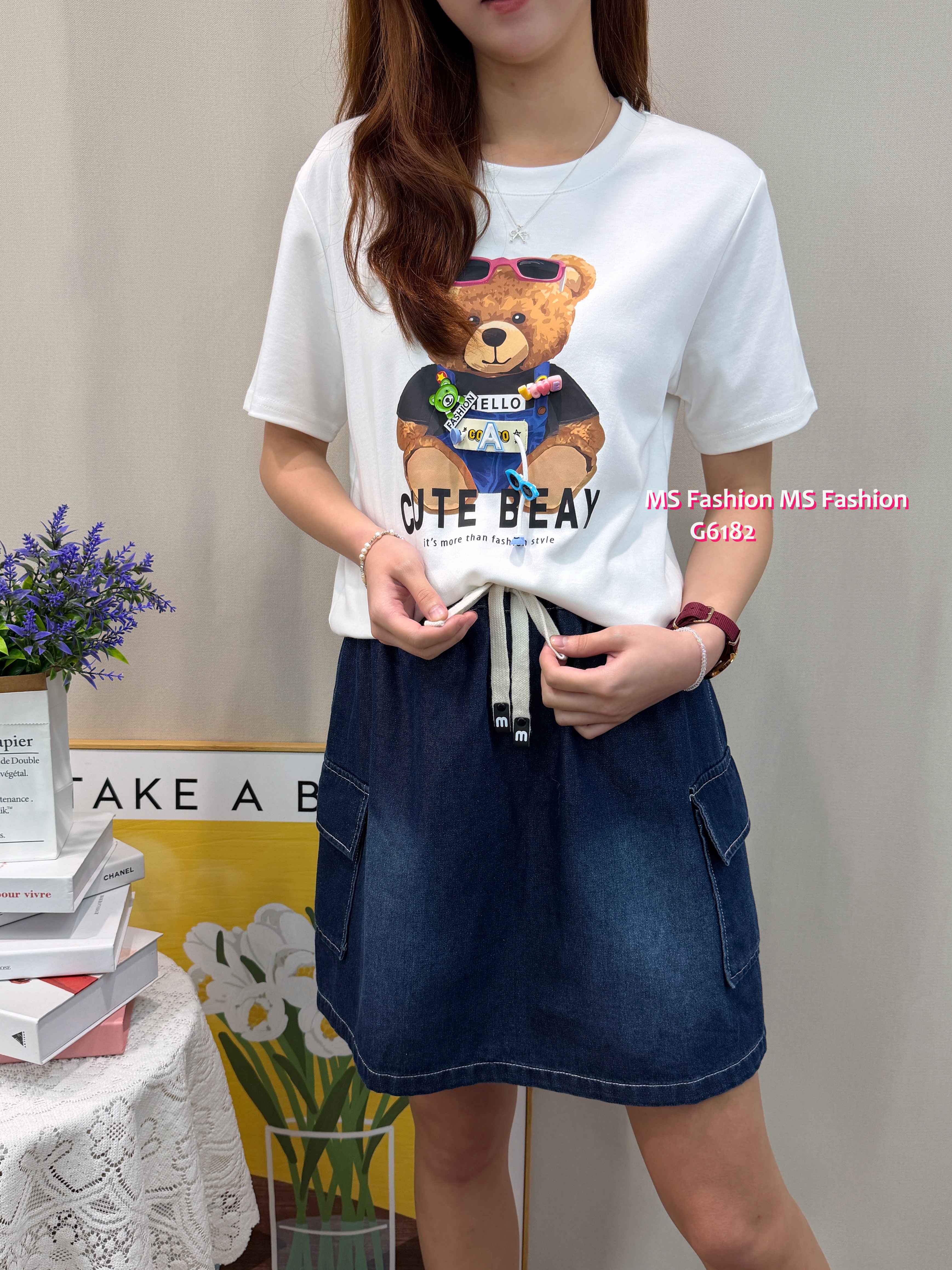 G6180/G6182 韓國🇰🇷靚print tee