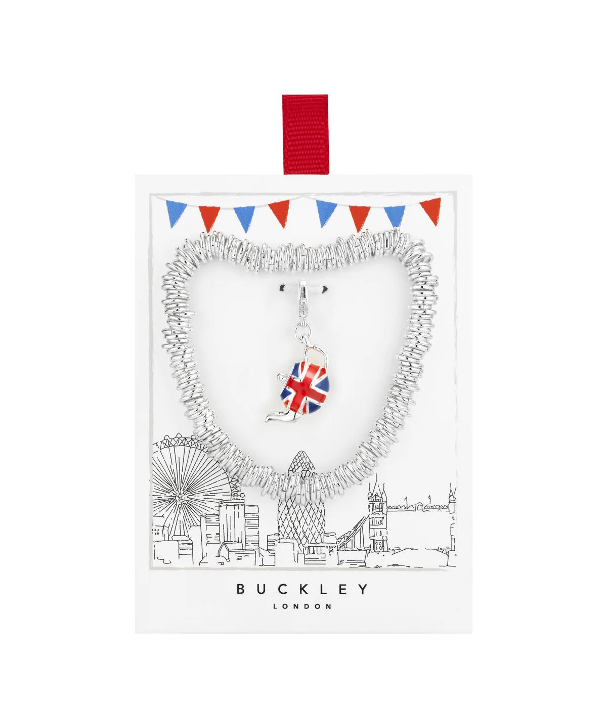 英國代購 -UNION JACK TEAPOT SWEETIE CHARM BRACELET手鏈