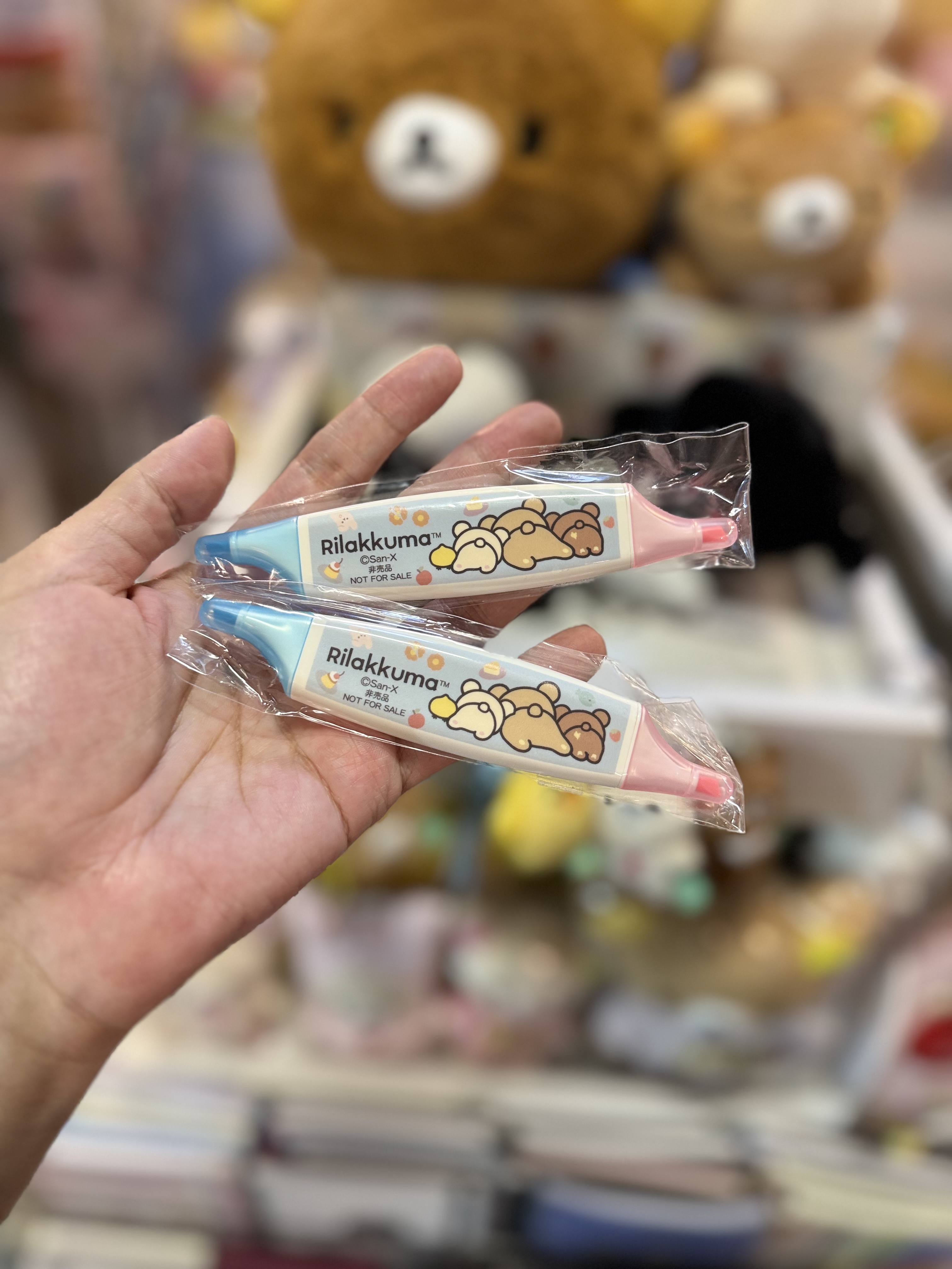 《現貨》全新日本專店限定 NEW BASIC RILAKKUMA 系列螢光筆