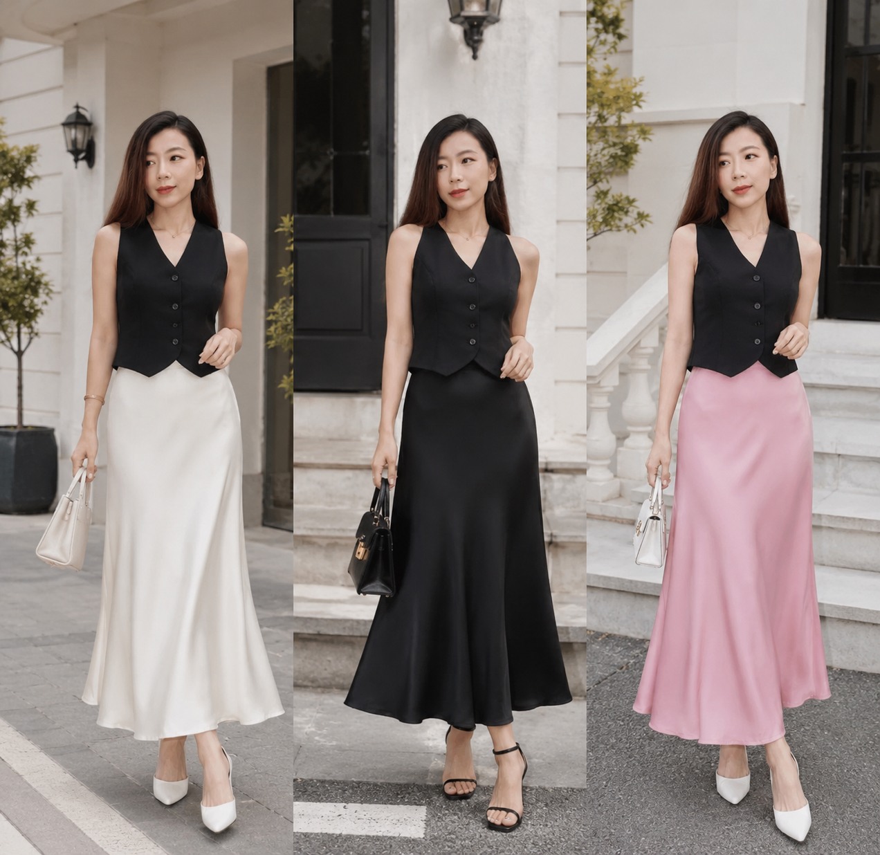 P237 Satin Skirt 缎面鱼尾裙子