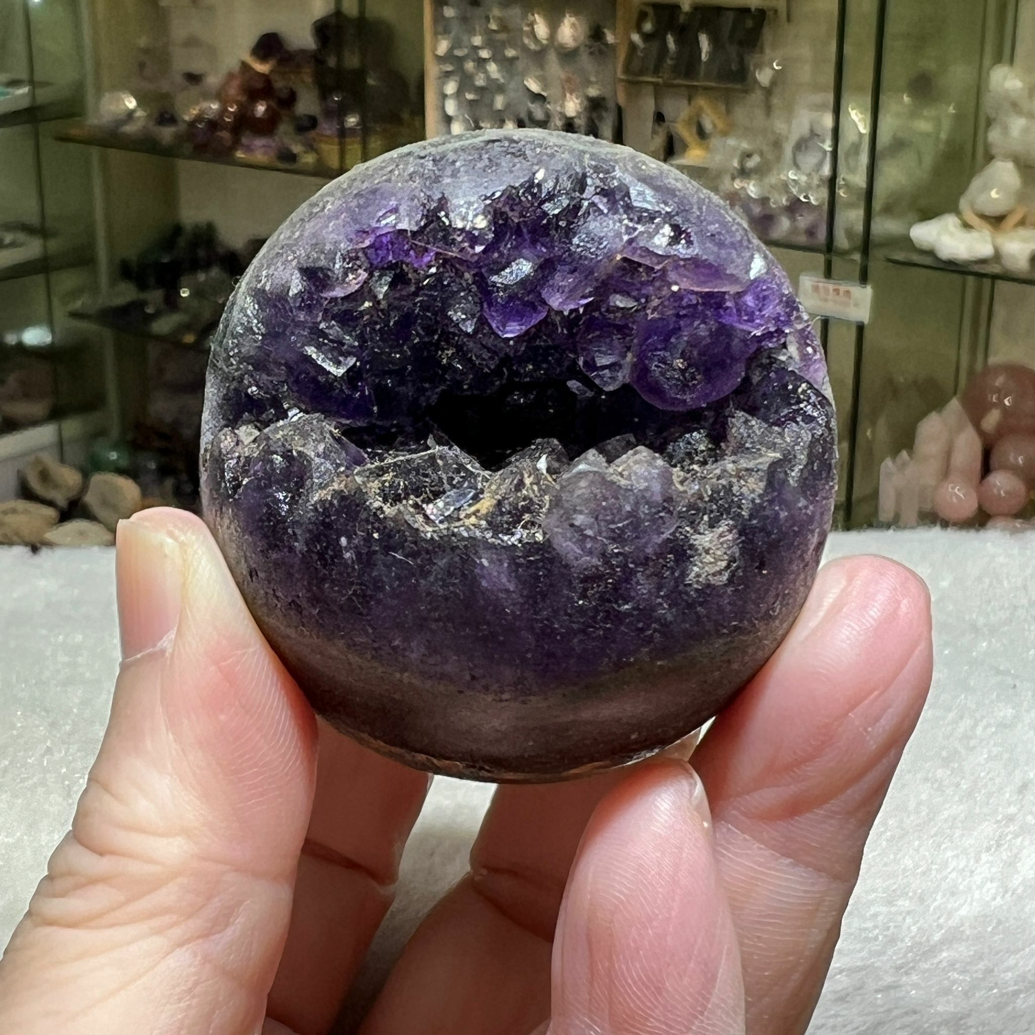 紫晶開口笑 4.8cm+/-