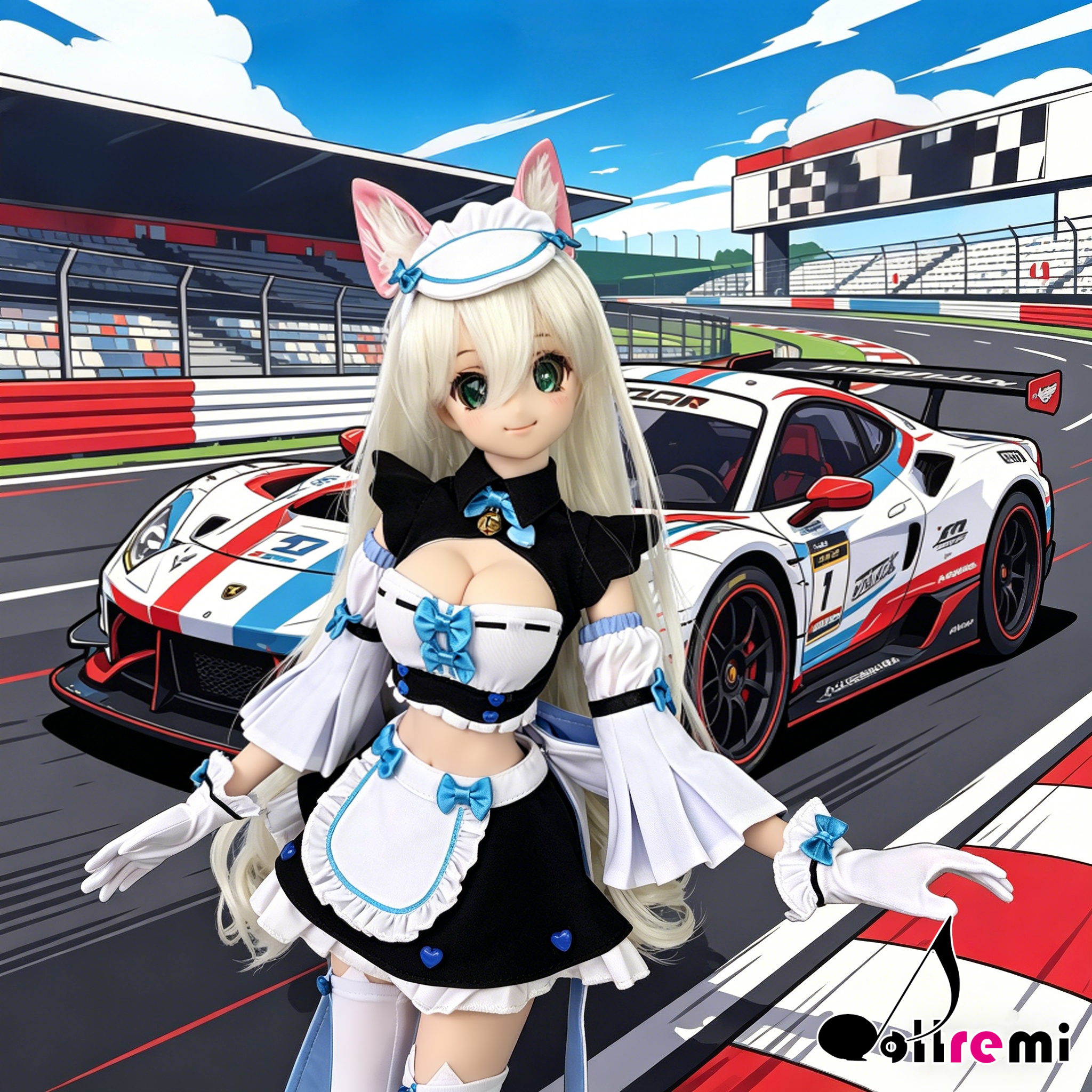 【dollremi】(DD0713) COS NEKOPARA Vol.1 Soleil opened! Vanilla Racing Girl Ver. 香草 賽車女郎 ver.