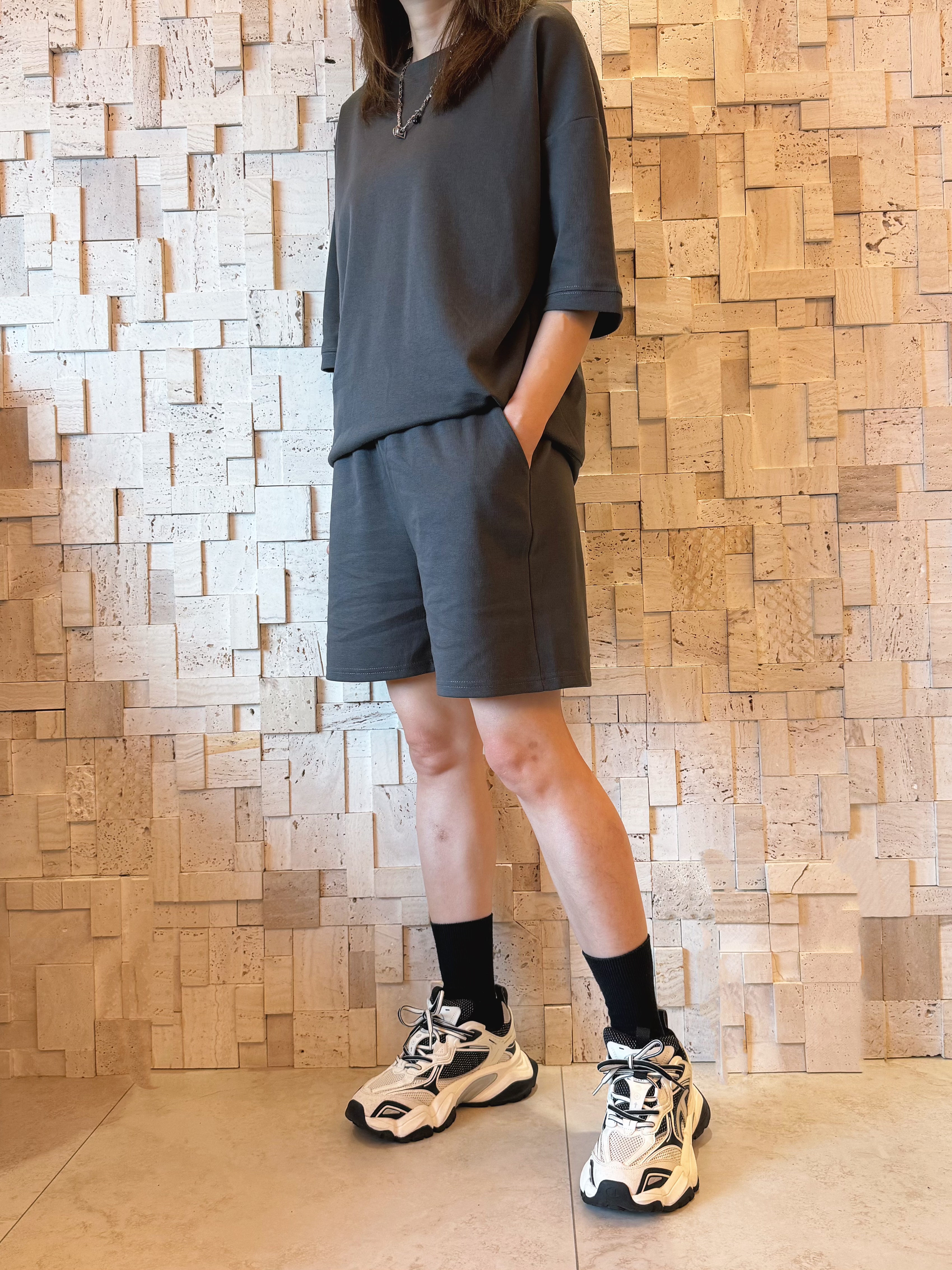 S00359 棉料短褲套裝