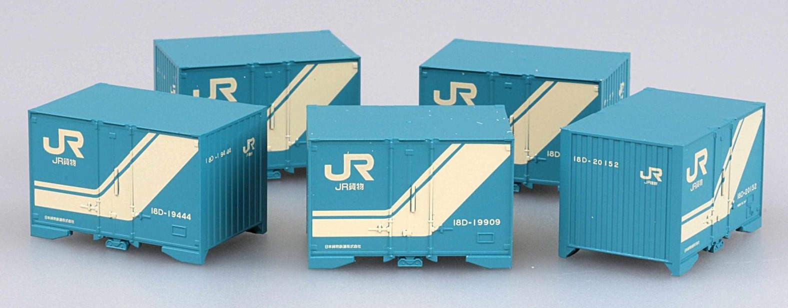 TOMIX 3307 JR 18D形コンテナ(5個入) N-scale 集裝箱