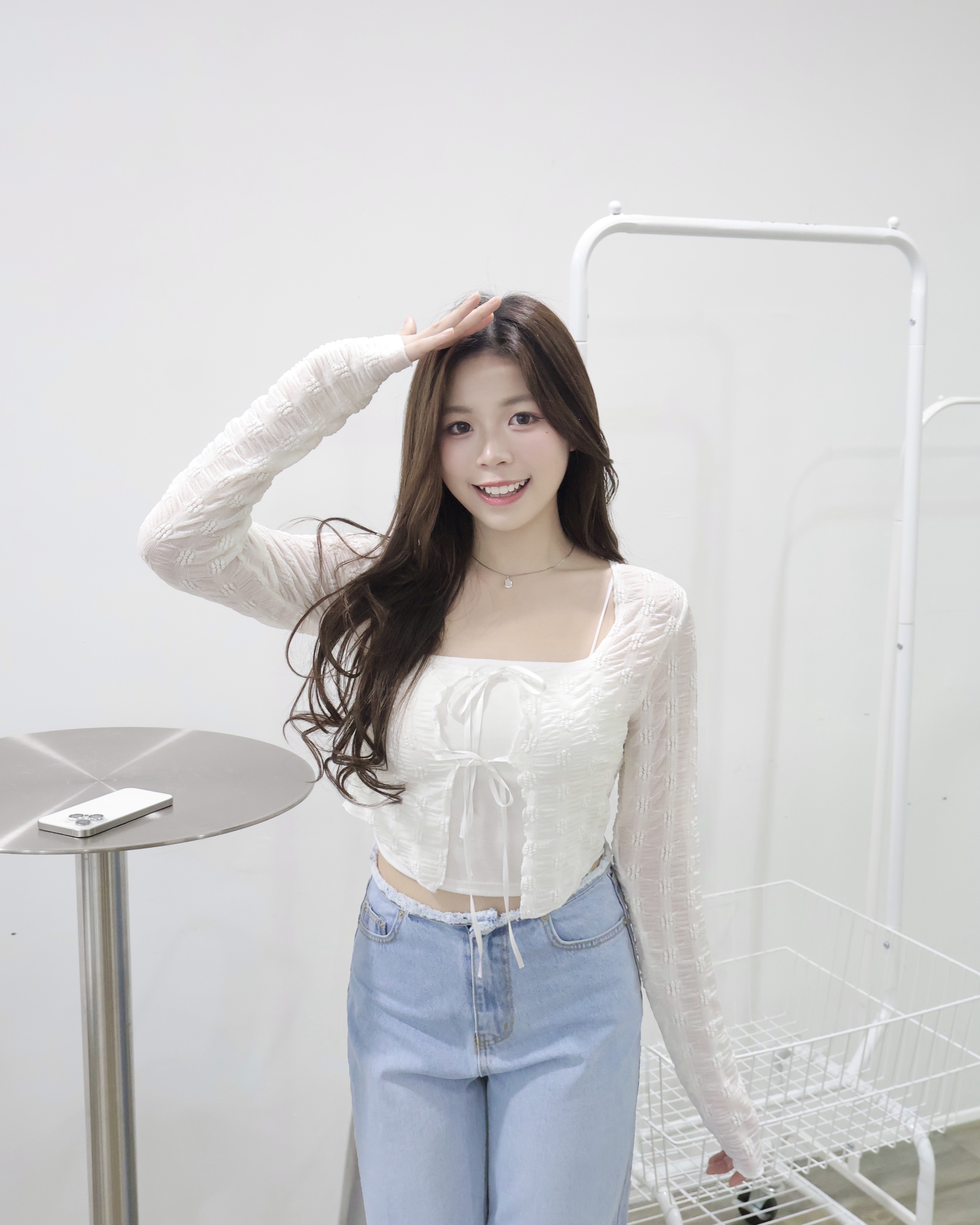 【 仙氣感up🌼🤍3D雛菊雙綁帶～極顯瘦自帶涼感防曬小外套♡】 Sunny Day Daisy Outer(三色入)