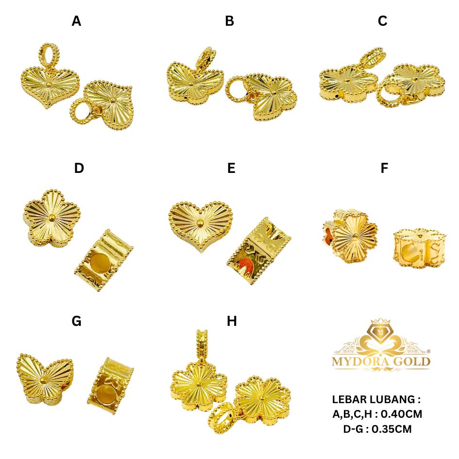 MYDORA Charm Bead The Radiant Collection (5G) l EMAS 916/22K