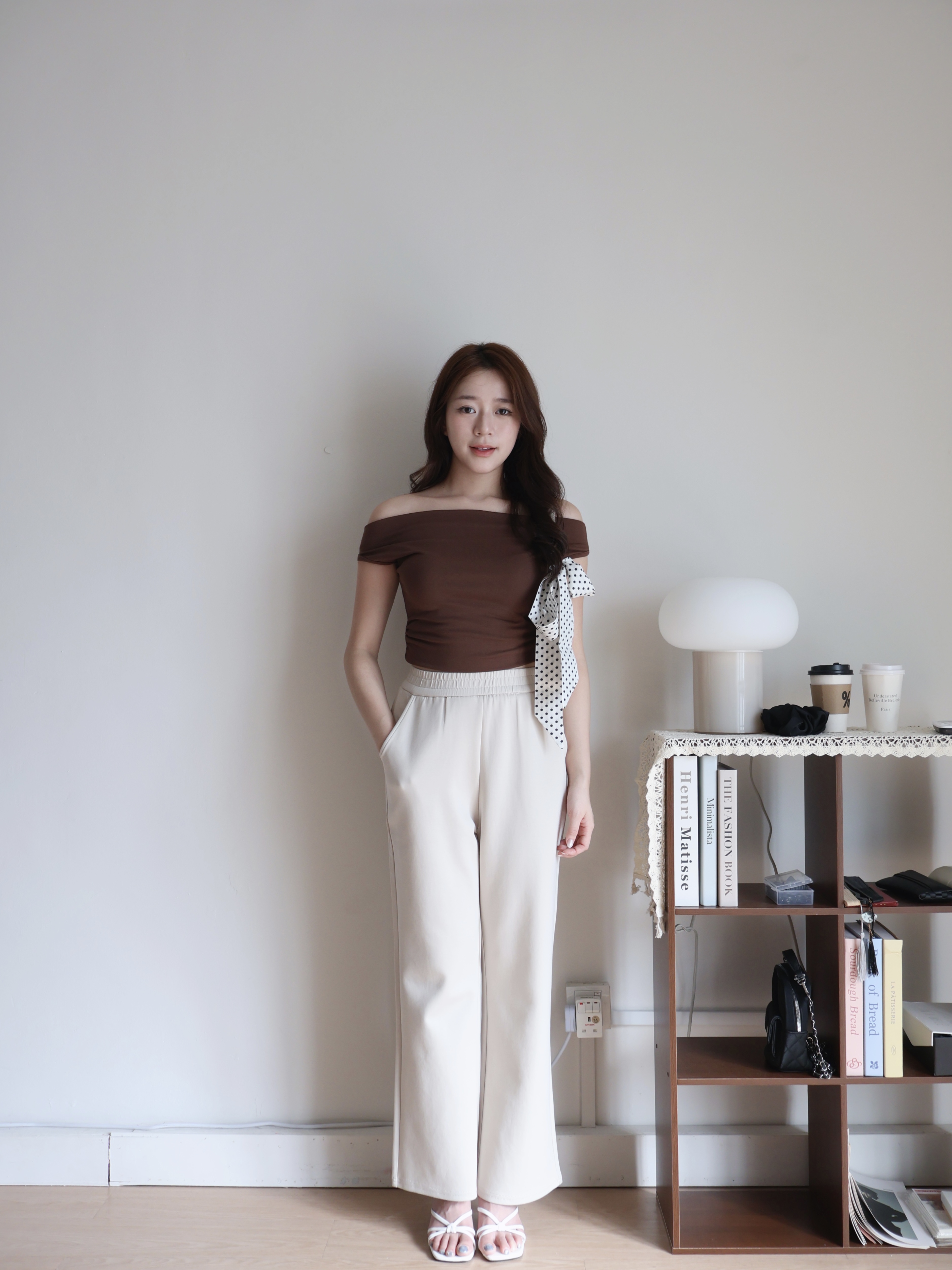 Rosie Cropped Top | Khaki