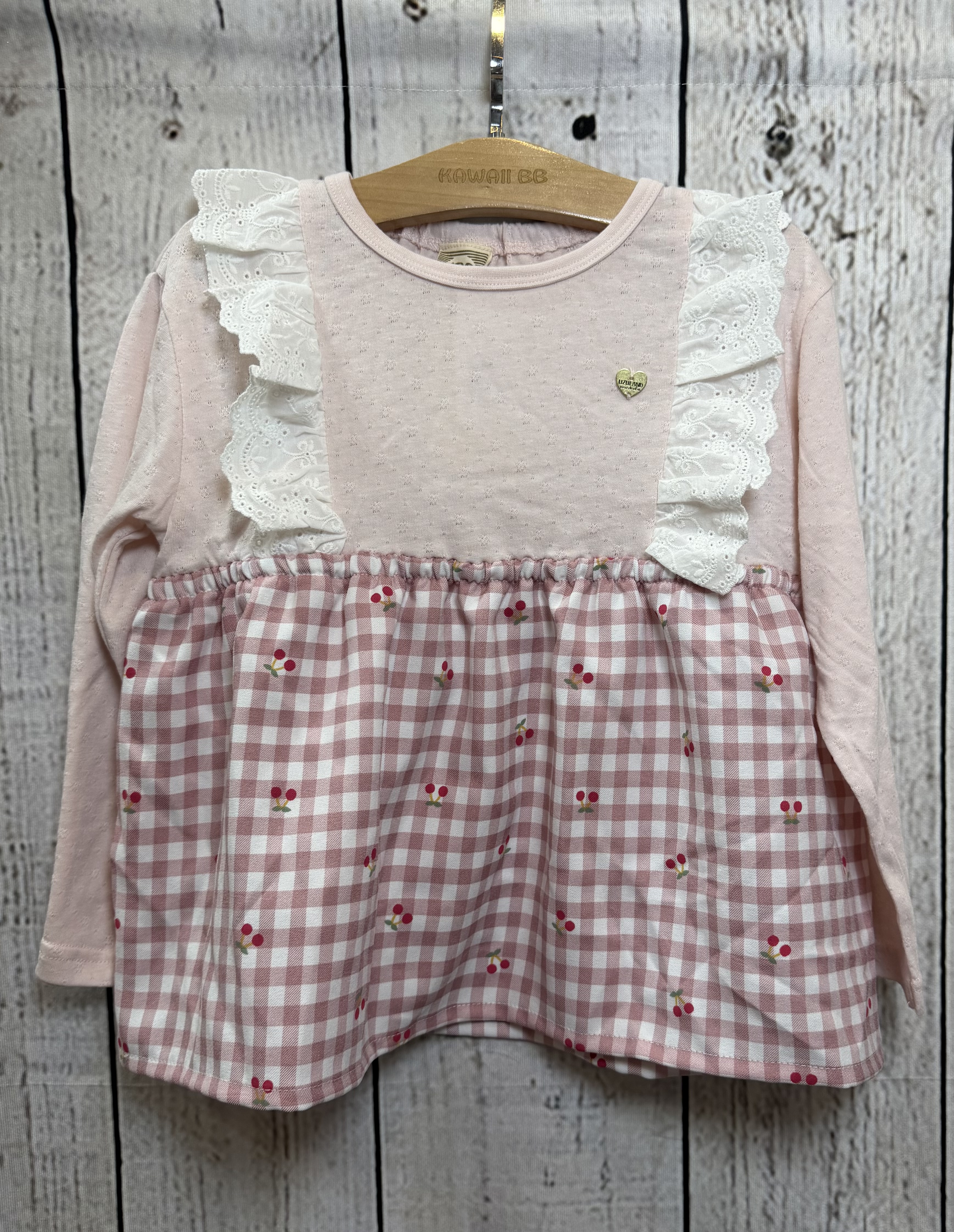 <門市新貨現貨🆕>Uzuland車厘子lace長袖衫春裝2026(261182)