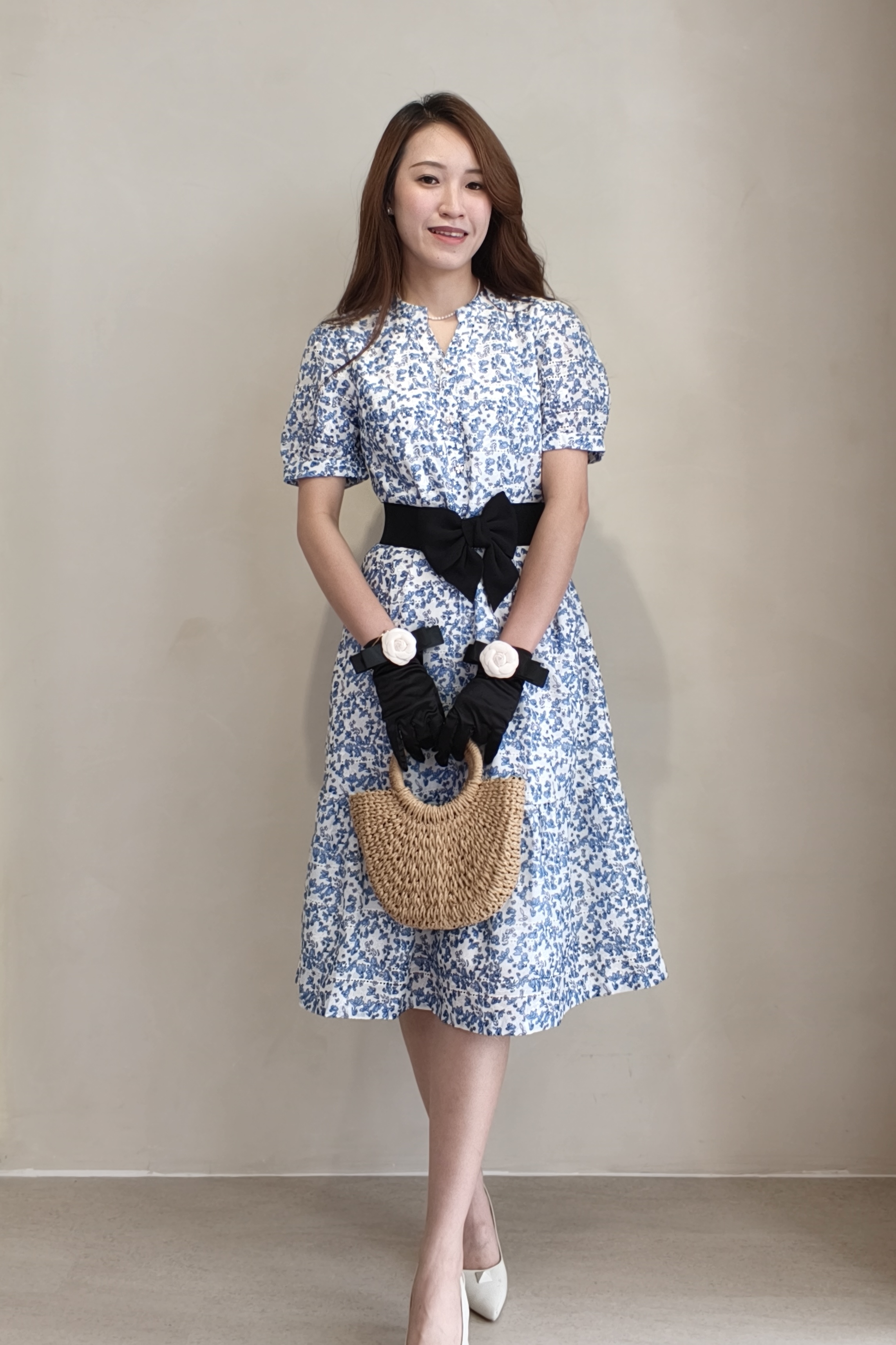 25979 Bluebell Bloom Midi Dress