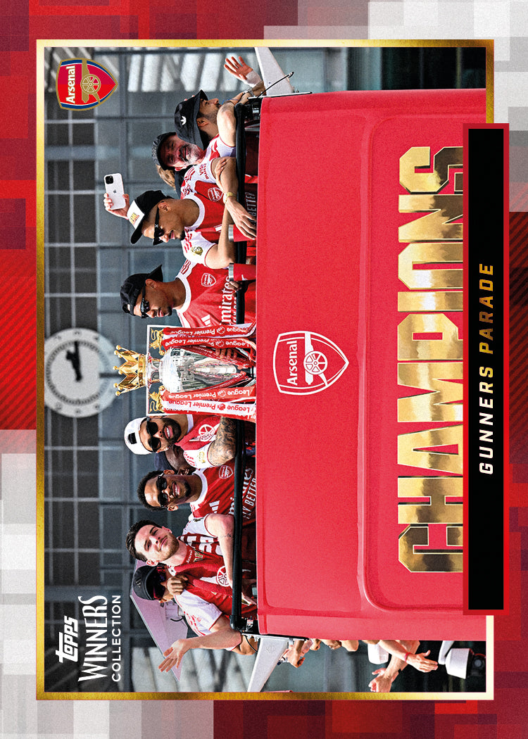 Topps Winners Collection Arsenal 2025/26 英超冠軍珍藏卡盒｜每盒1簽名＋2限量卡