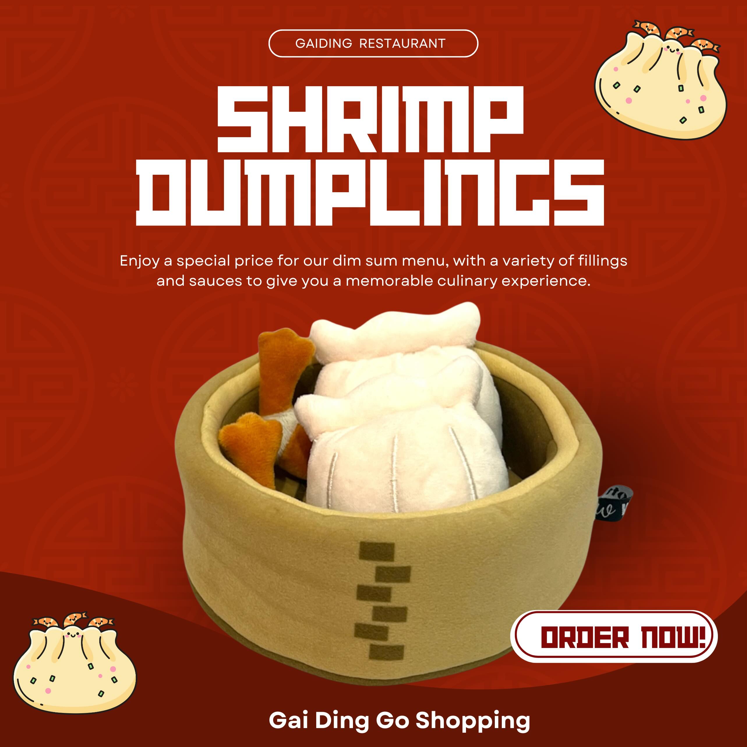 蝦餃藏食玩具 🦐Shrimp dumpling Nosework Toy 🦐 😻～超可愛又真實嘅「蝦餃寶寶」來啦！毛絨絨的蝦餃🦐玩具簡直是香港人與毛孩的夢幻聯動！一隻隻白白胖胖、皮薄「餡」足的蝦餃，尾巴還帶著可愛的橙紅蝦尾巴，捏起來軟Q彈彈，摸著就讓人忍不住一直揉！放在竹蒸籠裡，一打開蒸籠就像剛出爐的熱騰騰港式點心，毛孩🐶🐱看到絕對會瘋狂搖尾巴～這款蝦餃系列不只可愛，還超有香港味道！🔸 蝦餃🦐會發出BiBi 聲  蒸籠會發出SaSa 聲🔸 可以把零食🧀藏進蝦餃旁邊或蒸籠裡內， 可以讓🐶🐱享受有趣的鼻子遊戲🔸 蝦餃🦐尾巴設計超適合狗狗叼著甩來甩去， 越玩越興奮，完美發洩精力。🔸size:   蝦餃🦐：6x 6cm  蒸籠：12 x12cm  ⚠️注意⚠️ 清洗方法🧺 ： 蝦餃🦐 藏食玩具建議先 放入洗衣袋才放入洗衣機清洗 或手冼,及配合寵物用嘅清潔劑, 並風乾#dog #cat #pet #hk #hongkong petshop onlineshopping petlover 寵物用品 毛孩 禮物 狗 貓 寵物 貓星人 hampers 狗玩具 貓玩具 寵物玩具 狗仔衫 寵物市集 貓狗用品 hkigshop igshop hkig gaidinggoshopping hkpetshop  present