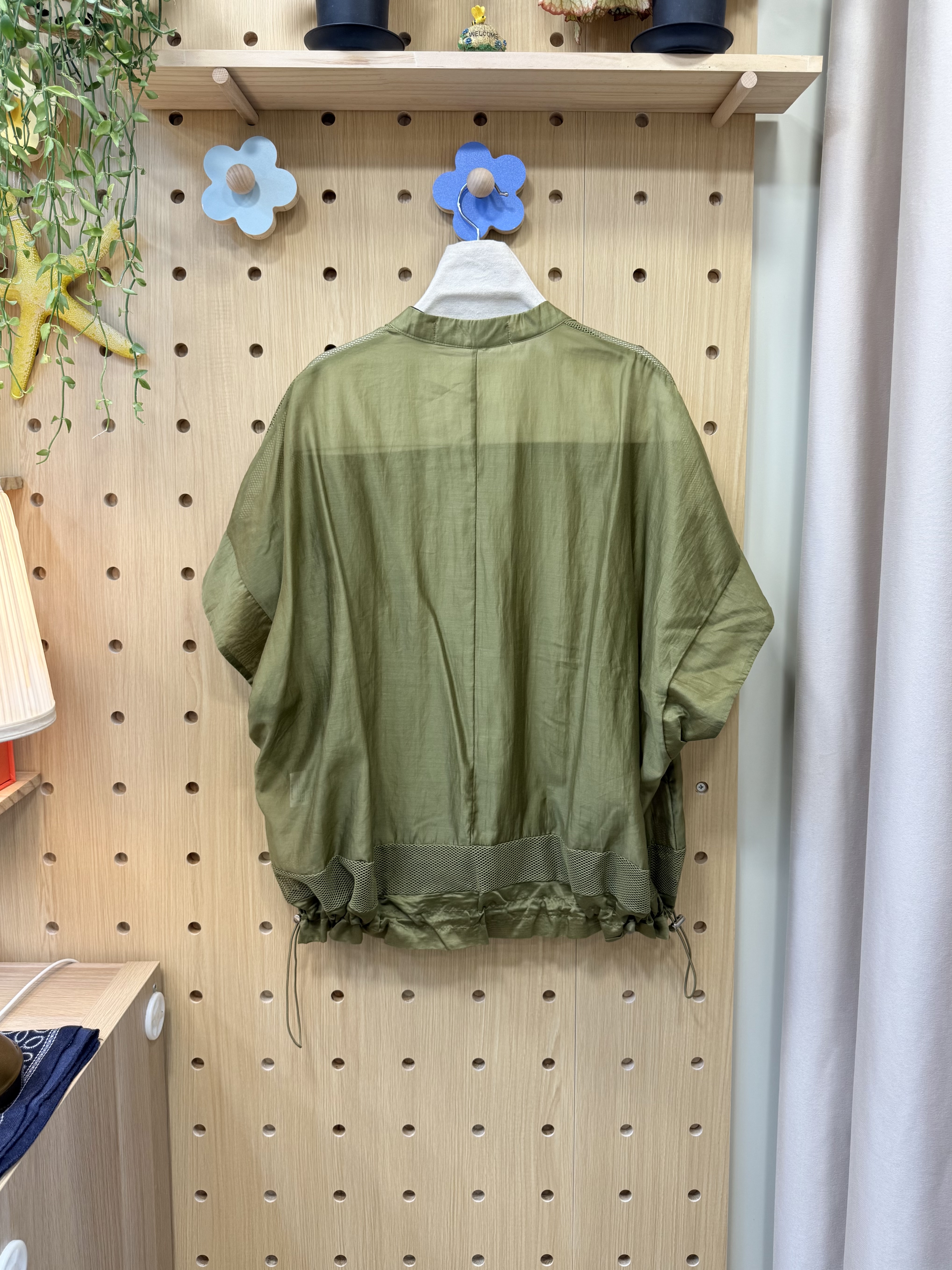 天絲網格拼接衫 M977 417304259 