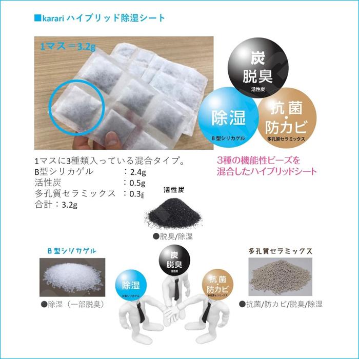🔥🔥【日本直送《KARARI》活性碳枕頭專用除濕脫臭片】2枚入