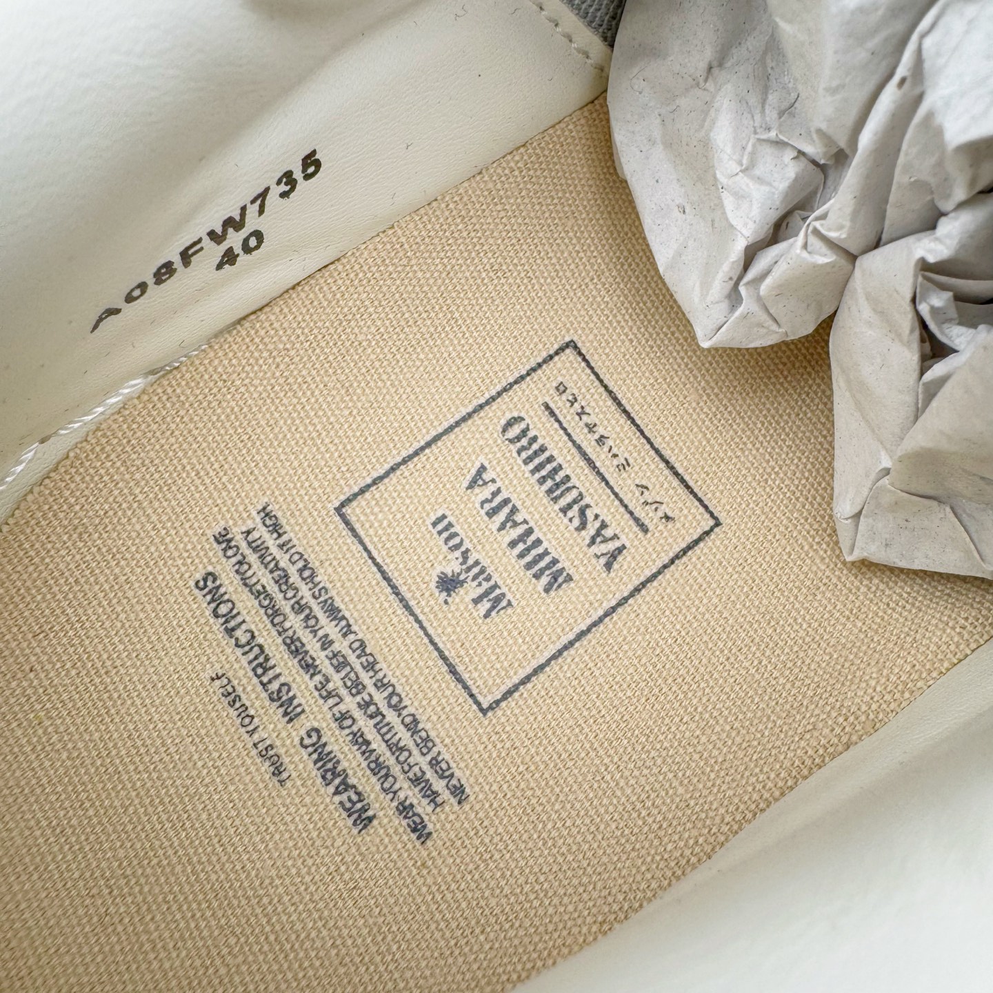 Maison Mihara Yasuhiro MMY "BLAKEY" OG Sole Low-top Sneaker