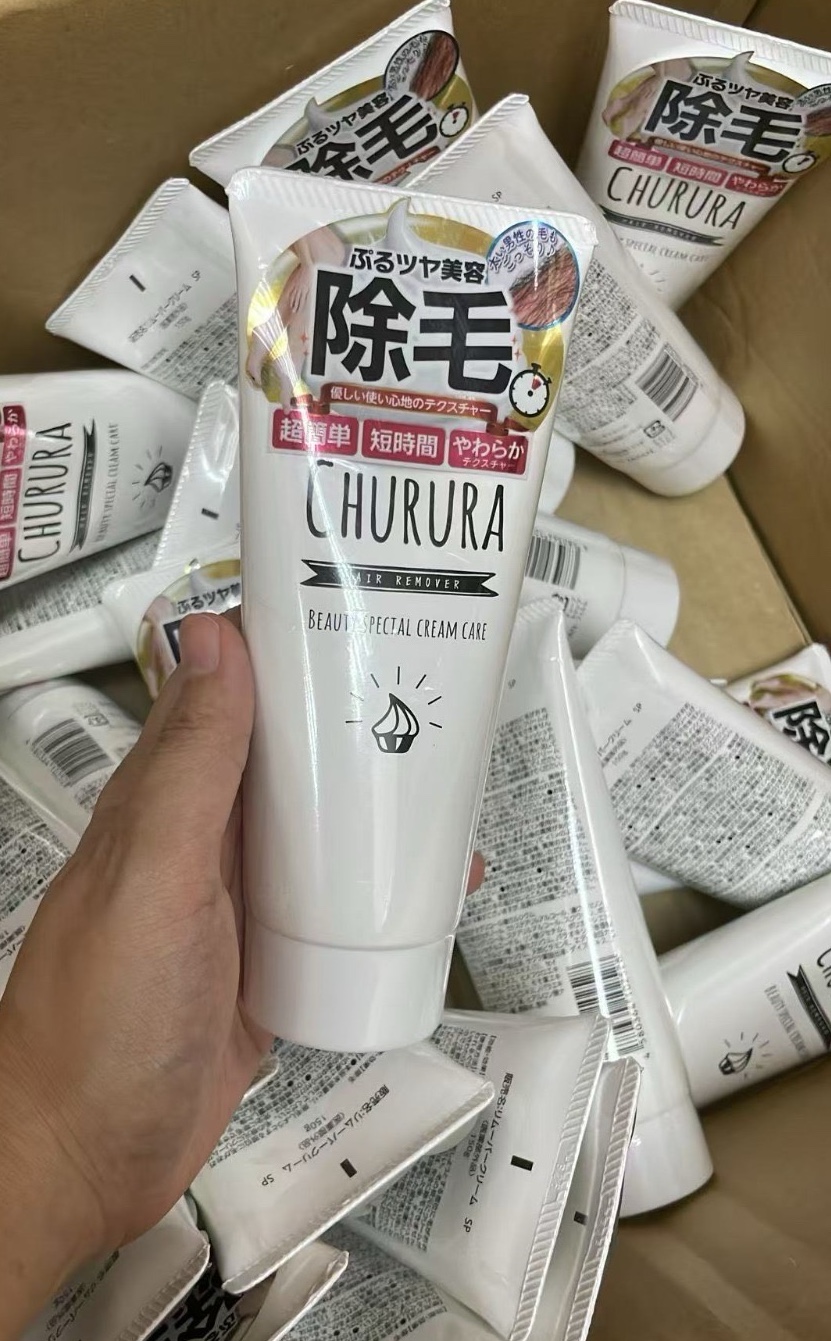 日本CHURURA溫和脫毛膏150g