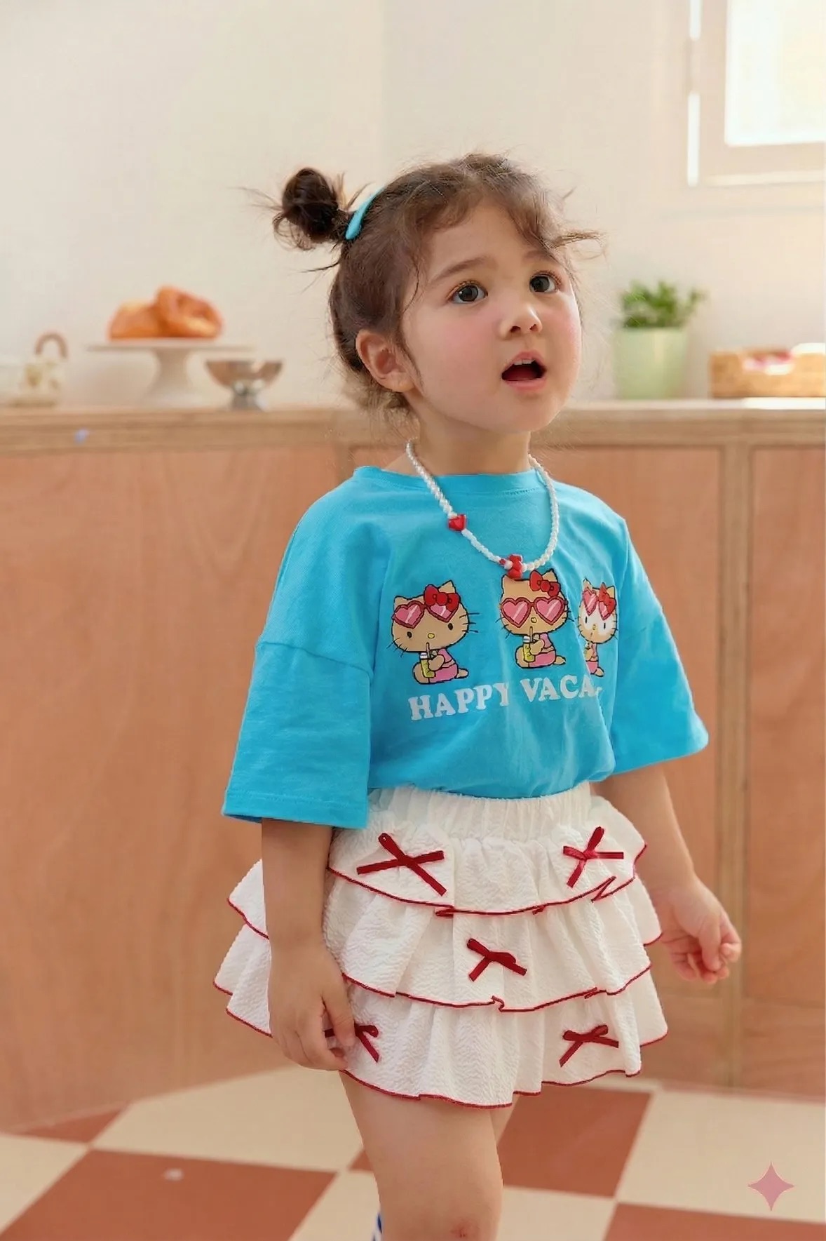 夏日曬黑 Hello Kitty Top