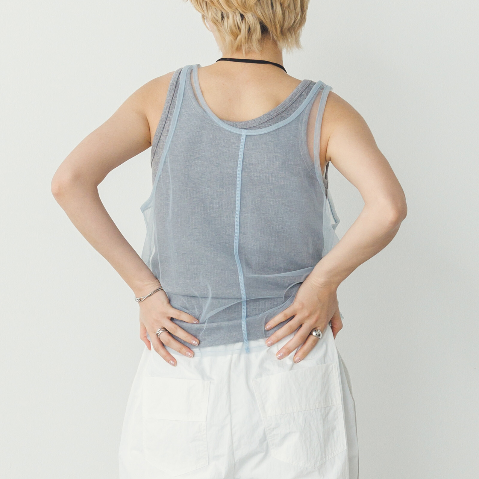 可拆式網紗背心【JT032】