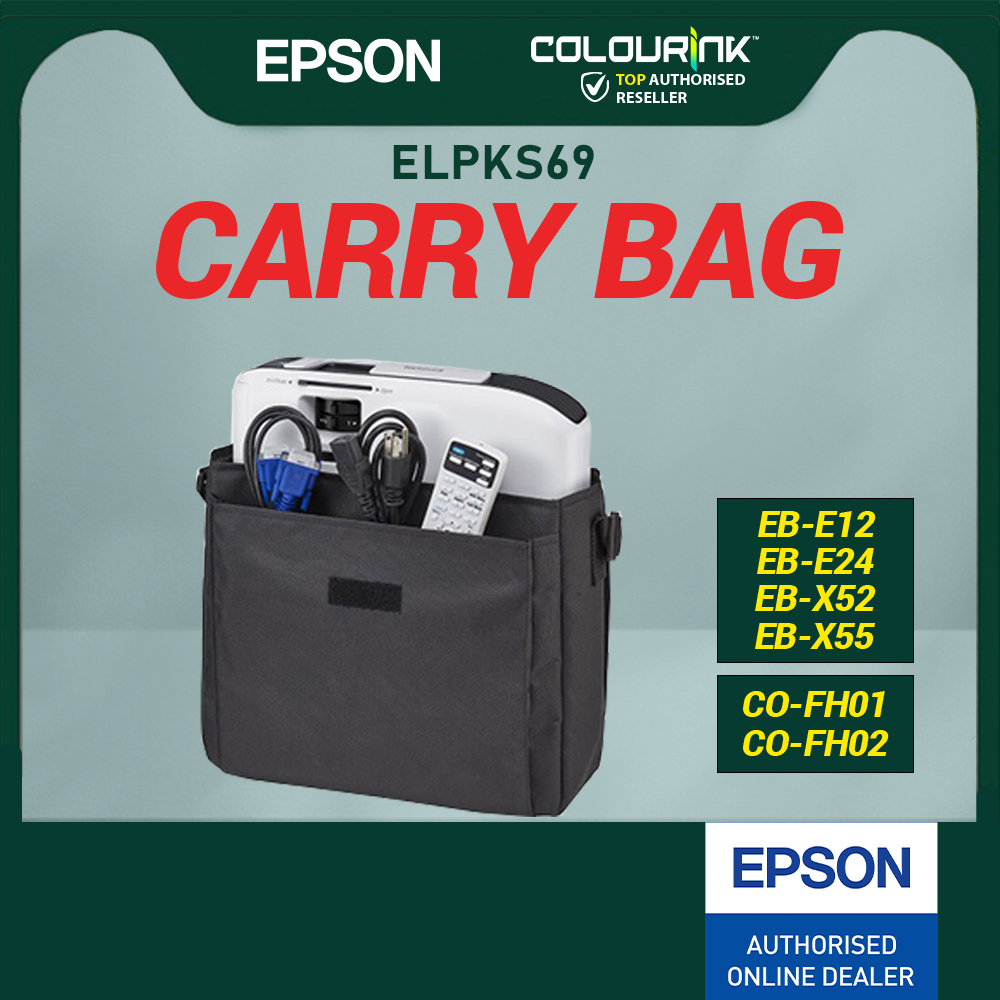 EPSON ORIGINAL GENUINE ELPKS69 Soft Carrying Case For EB-E12,EB-E24,EB-X52,EB-W55, CO-FH01