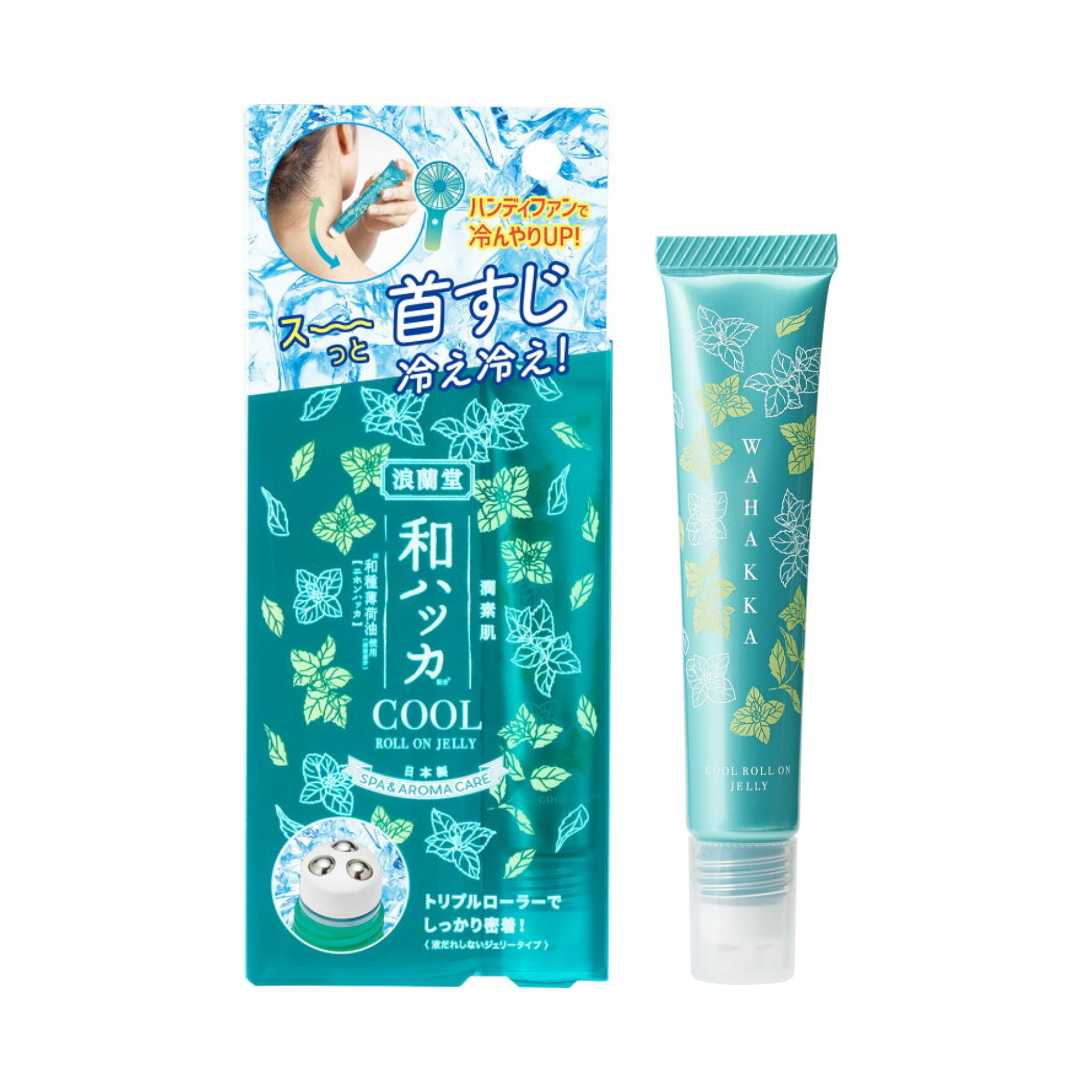 日本浪蘭堂 薄荷清涼降溫滾珠凝膠 15g