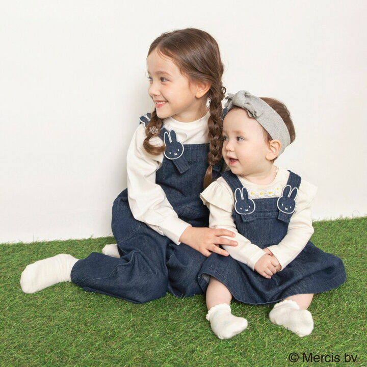 🇯🇵預訂 日本直送🇯🇵Branshes x Miffy系列人物刺繡貼花吊帶連身裙