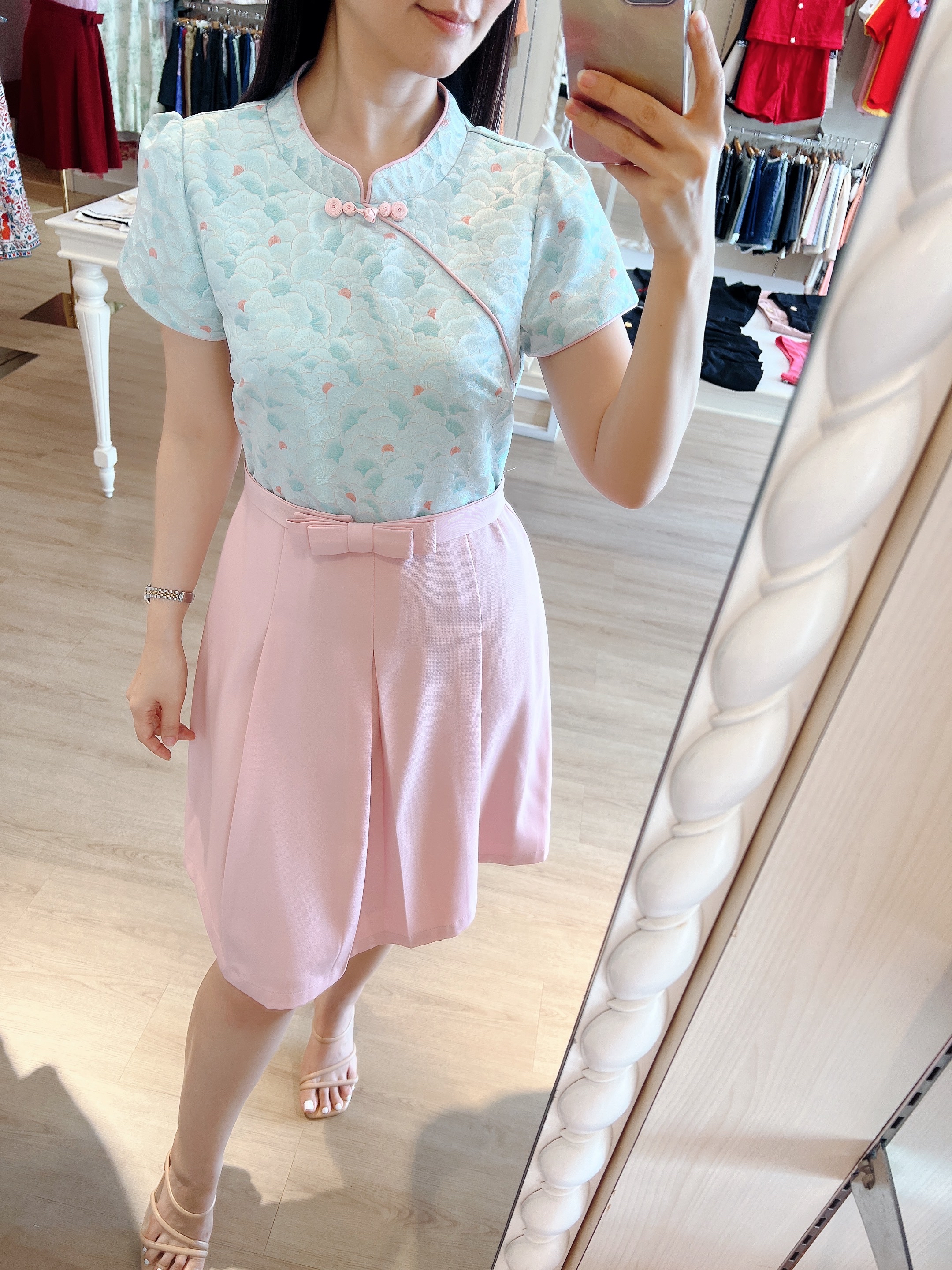 Sweet Cheongsam Dress